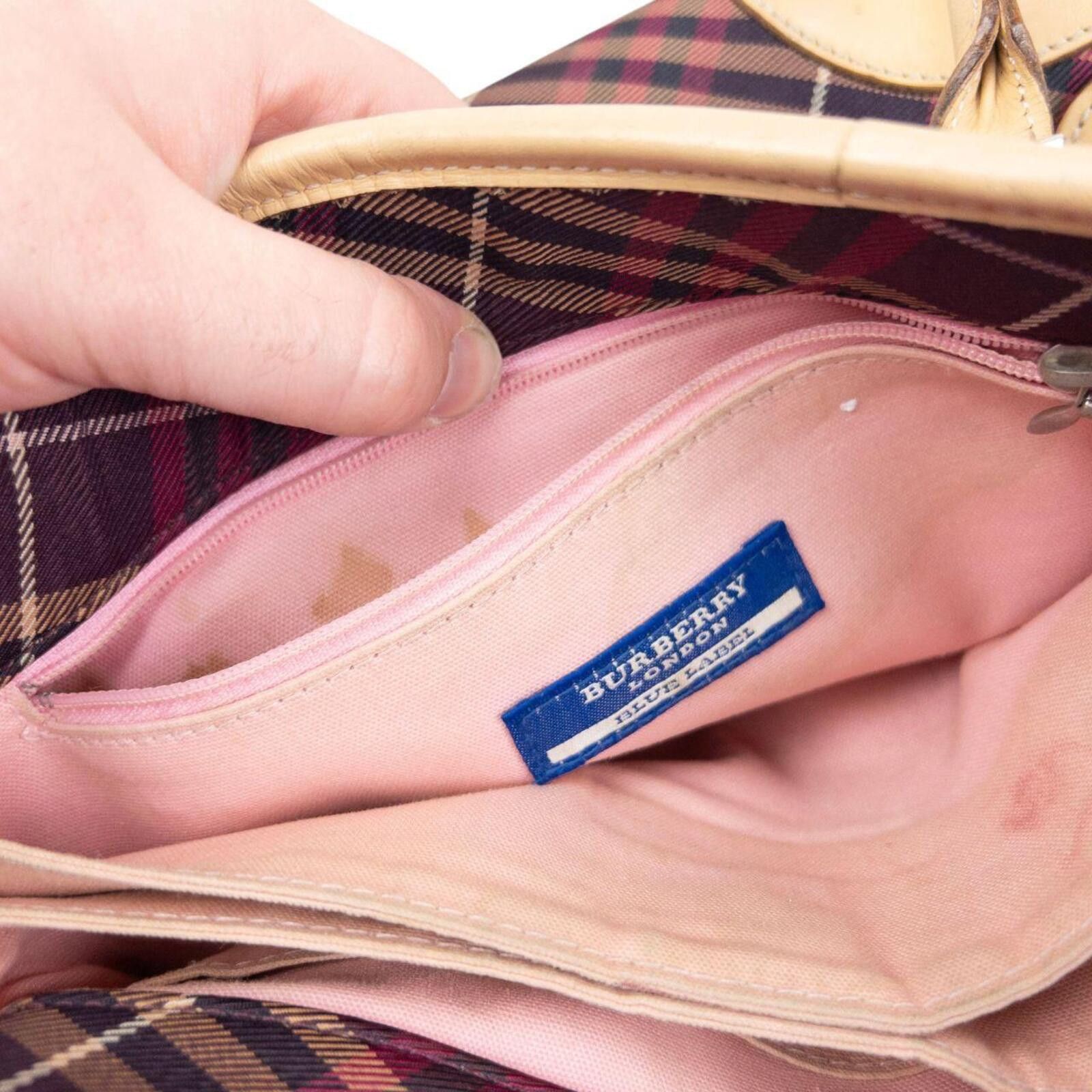 Burberry Vintage 2000s Burberry Blue Label Nova Check Shoulder Bag Size ONE SIZE - 6 Thumbnail