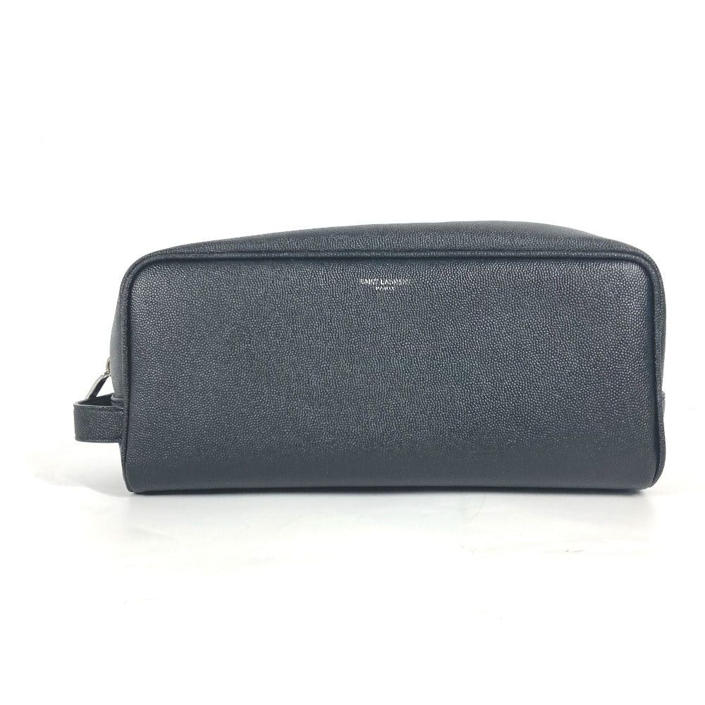 Saint Laurent Paris Saint Laurent Paris 609347 Logo Having A Handle On Grooming Case Pouch Briefcase Zippered Carrying Leather Men Size ONE SIZE - 1 Thumbnail