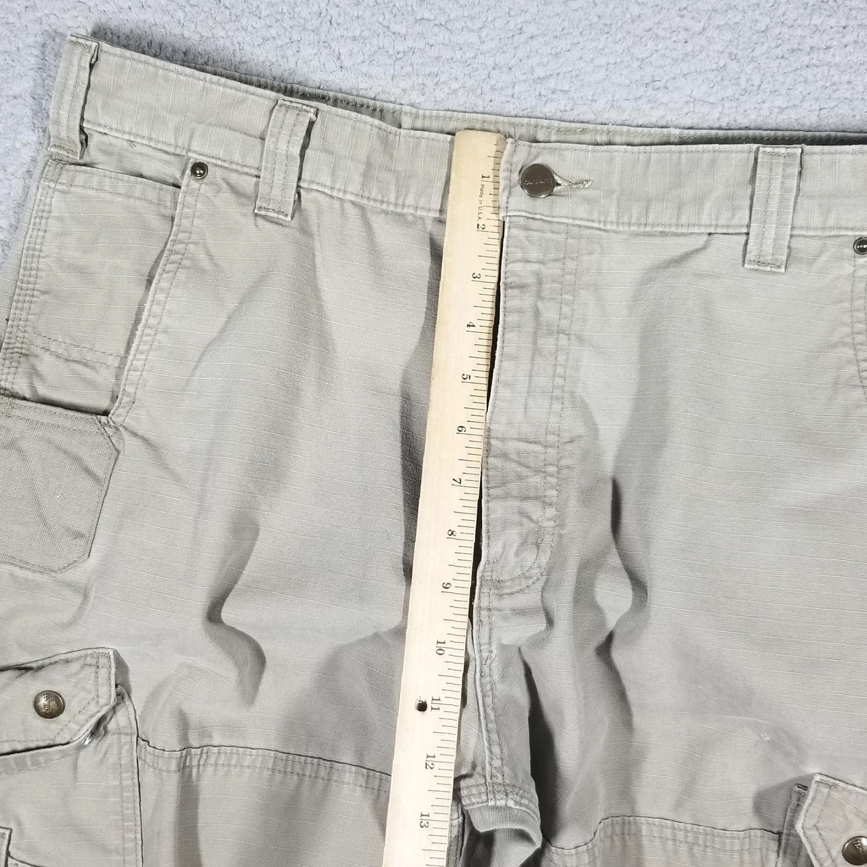 Carhartt Carhartt Men’s Relaxed Fit Ripstop Cargo Double Knee Pants Desert 38x34 B342 DES Size US 38 / EU 54 - 6 Thumbnail