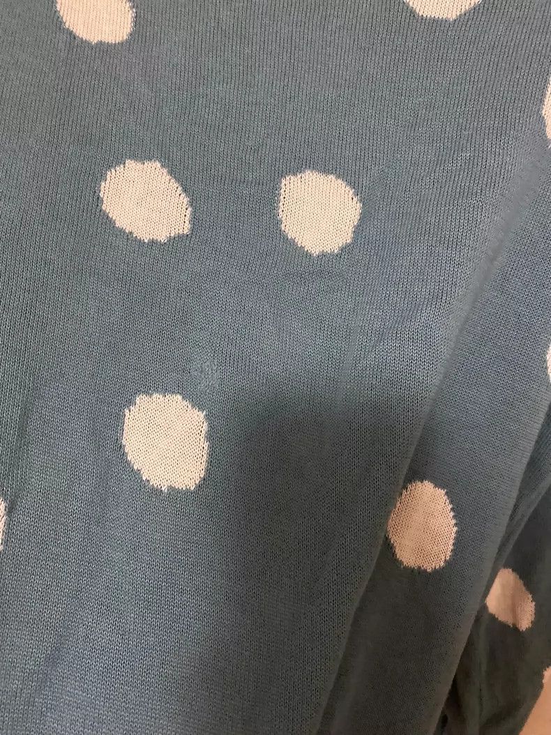 Vivienne Westwood Vivienne Westwood size00 Blue polka-dotted jade-green knit Size M / US 6-8 / IT 42-44 - 5 Thumbnail