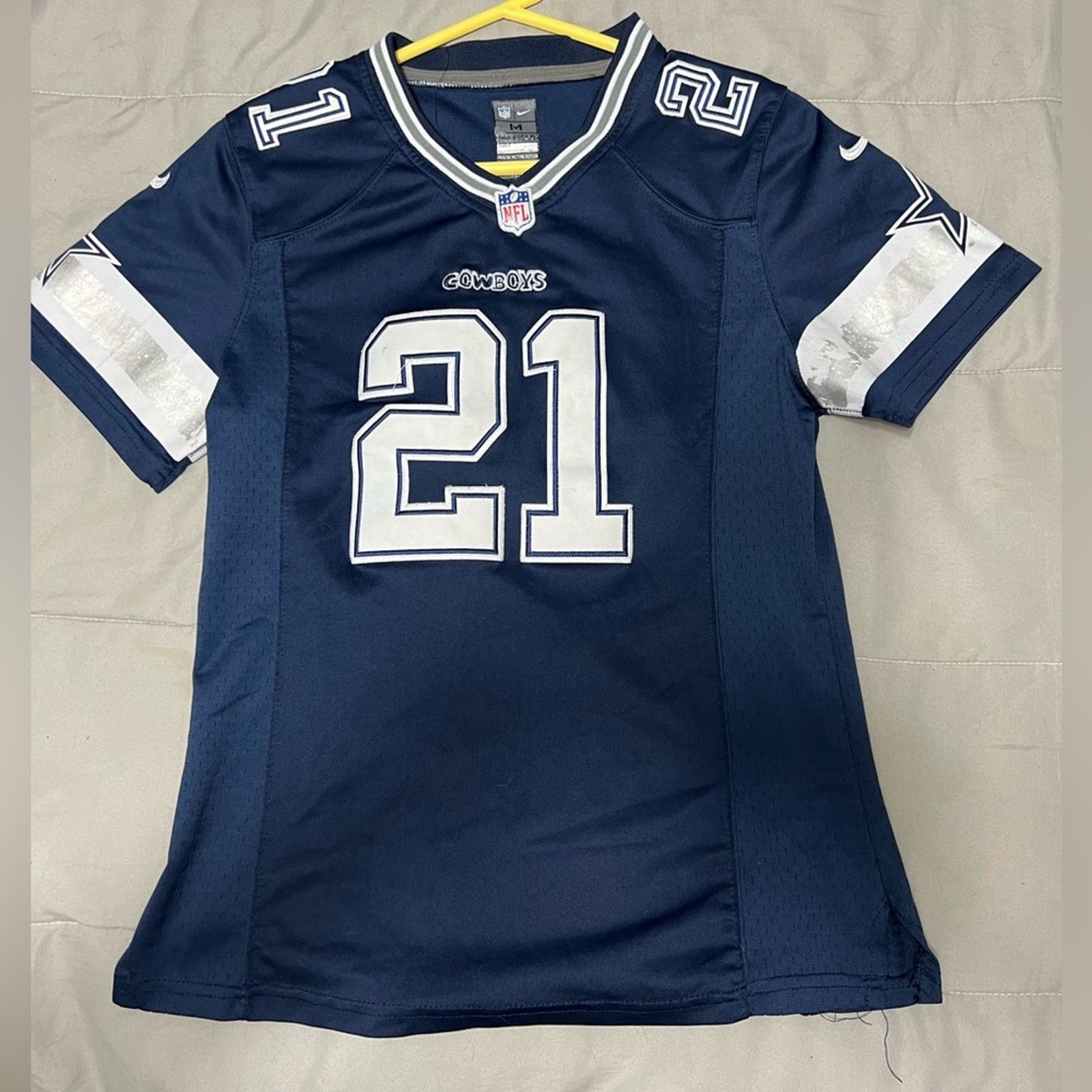 Nike Nike Dallas Cowboys Ezekiel Elliott On Field Football Jersey Size M / US 6-8 / IT 42-44 - 3 Thumbnail