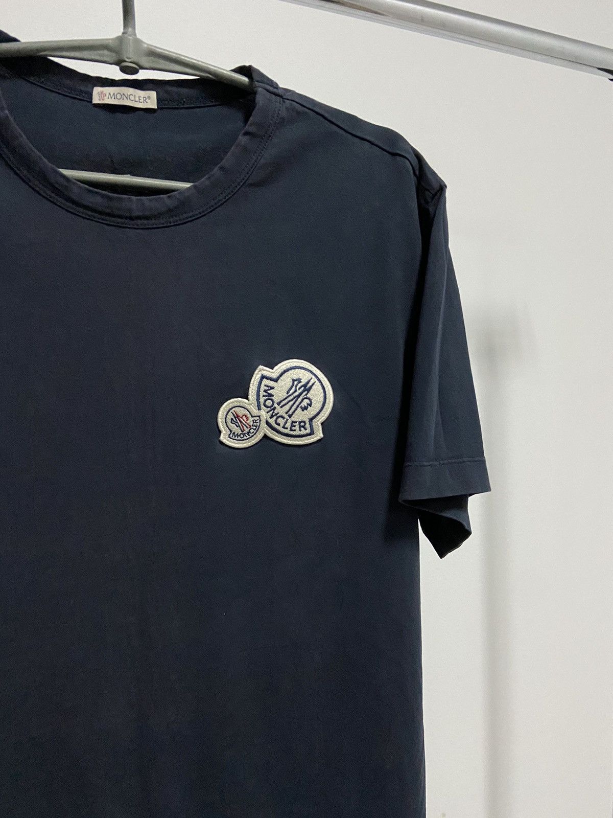 Moncler × Vintage Moncler Maglia Vintage T Shirt double Logo Luxury Size US XL / EU 56 / 4 - 3 Thumbnail