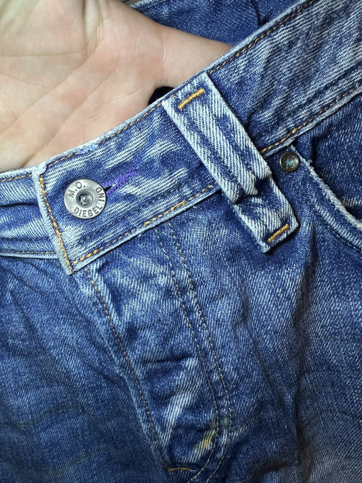 Diesel Vintage Diesel made in Italy distressed flared jeans Size US 29 - 4 Thumbnail