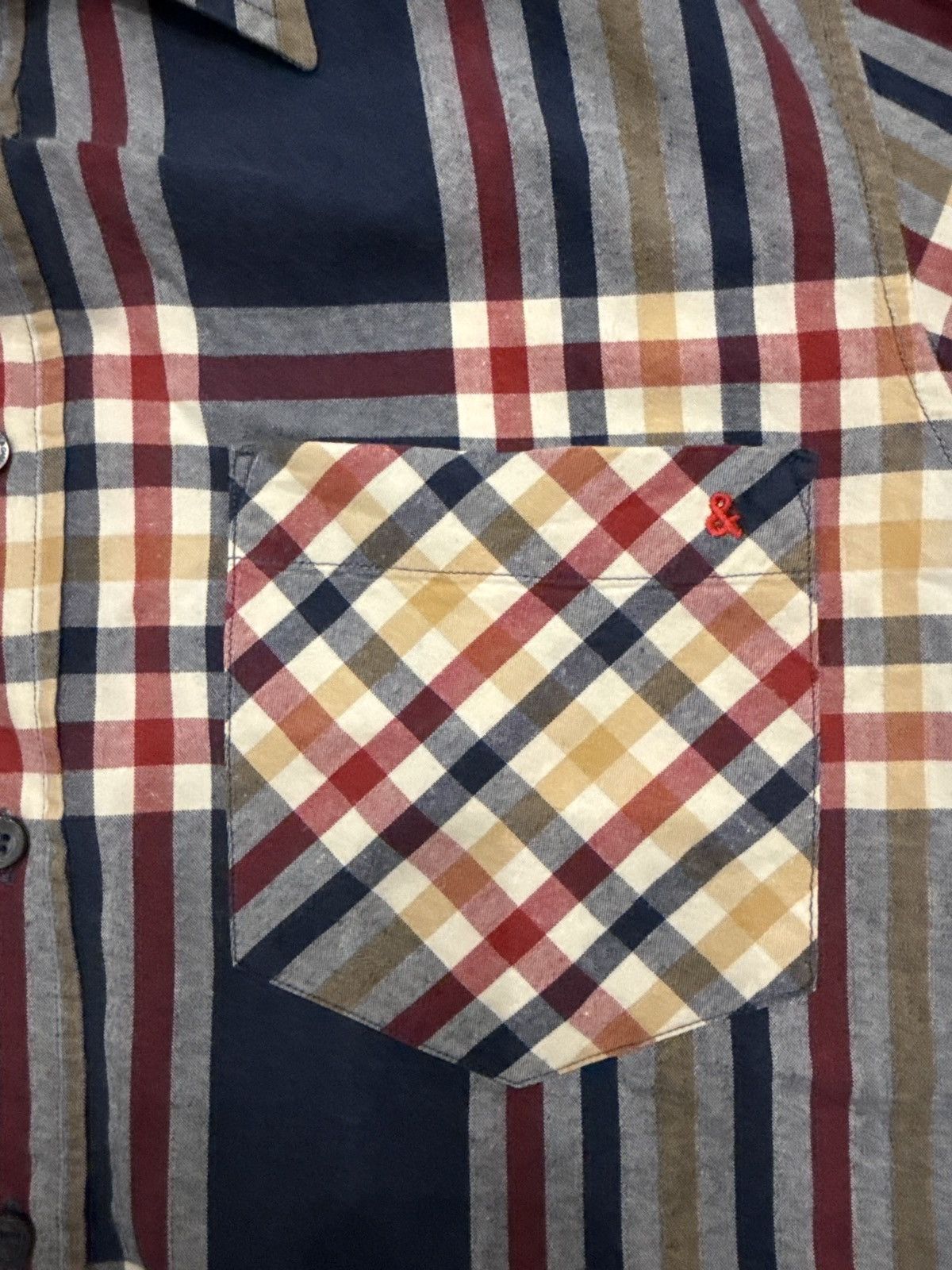 Dolce & Gabbana Dolce & Gabbana Checked Pocket Button Up Shirt Size US M / EU 48-50 / 2 - 2 Thumbnail