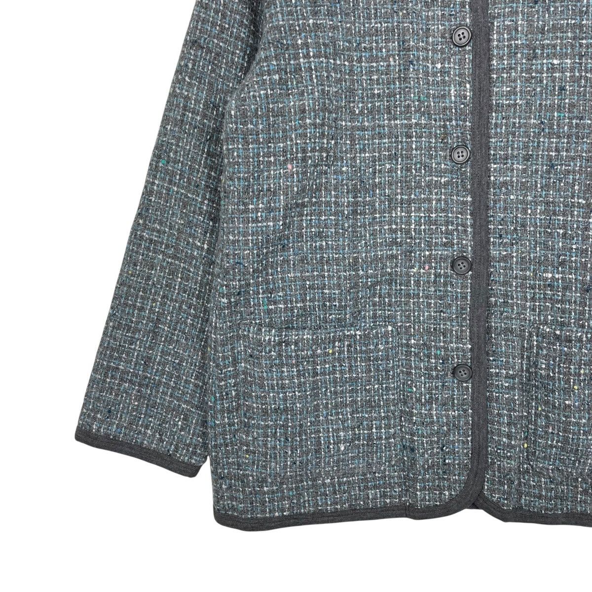 Yohji Yamamoto Yohji Yamamoto Y’s For Living Tweed Wool Jacket Size M / US 6-8 / IT 42-44 - 3 Thumbnail