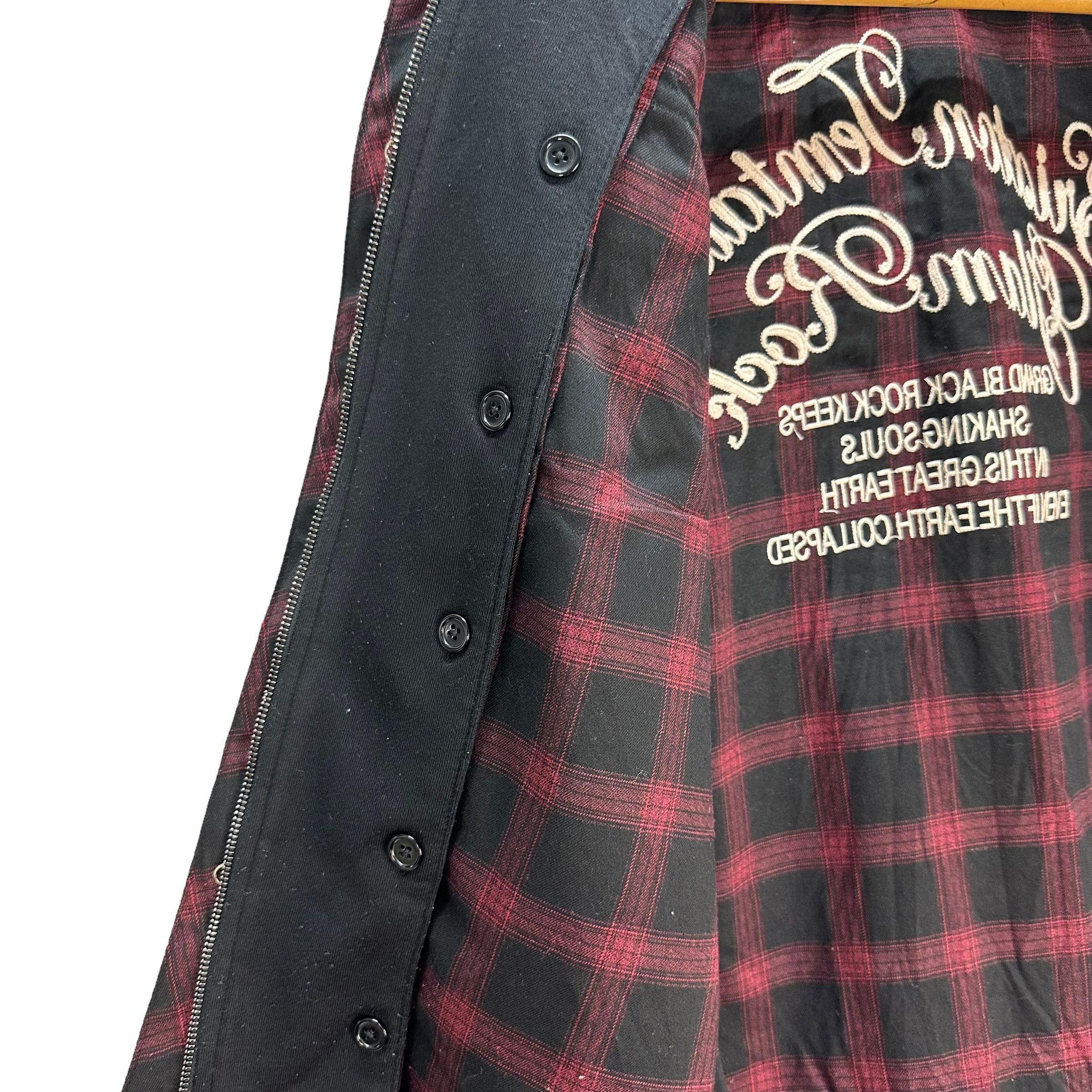 Japanese Brand LUV MAISON TARTAN DOUBLE LAYER HOODIE JACKET #8911-038 Size US M / EU 48-50 / 2 - 10 Thumbnail