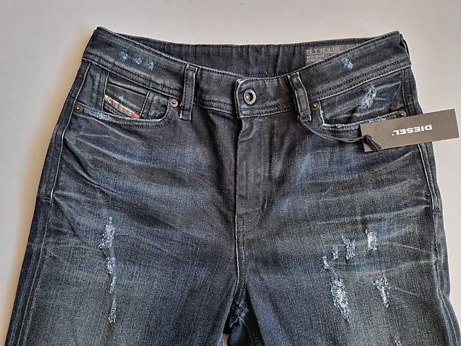 Diesel Diesel Reen 0844T Stretch Jeans 26X32 Size 26" / US 2 / IT 38 - 4 Thumbnail
