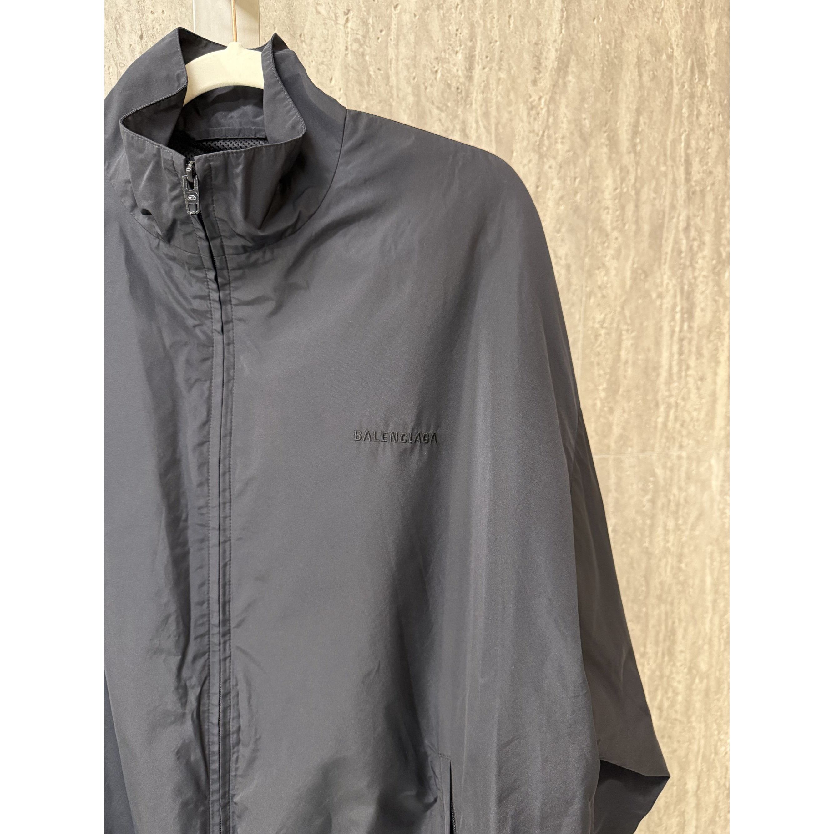 Balenciaga Balenciaga Black Nylon Jacket With "Free" Back Print & Embro Size US M / EU 48-50 / 2 - 3 Thumbnail