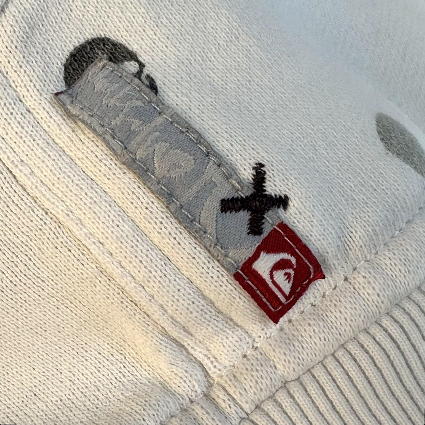 Quiksilver Quiksilver Hoodie Mens Medium White Full Zip Skull Palm Tree Sword Graphic Skate Shirt Size US M / EU 48-50 / 2 - 3 Thumbnail