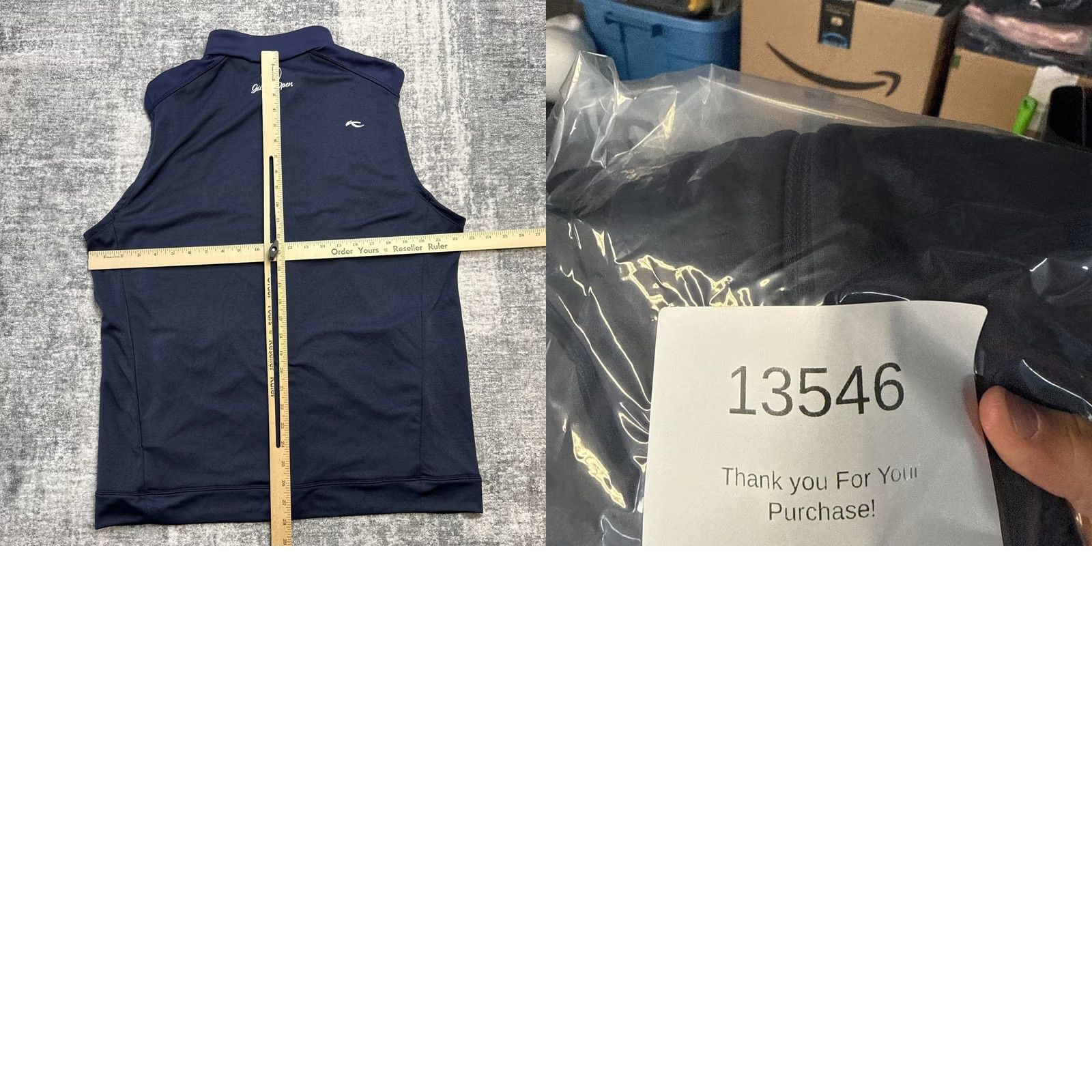 KJUS KJUS Westport Vest Mens XL Navy Blue Golf Performance UPF 50 Quick Dry Travel Windbreaker Short Zip Pockets Lightweight Size US XL / EU 56 / 4 - 8 Thumbnail