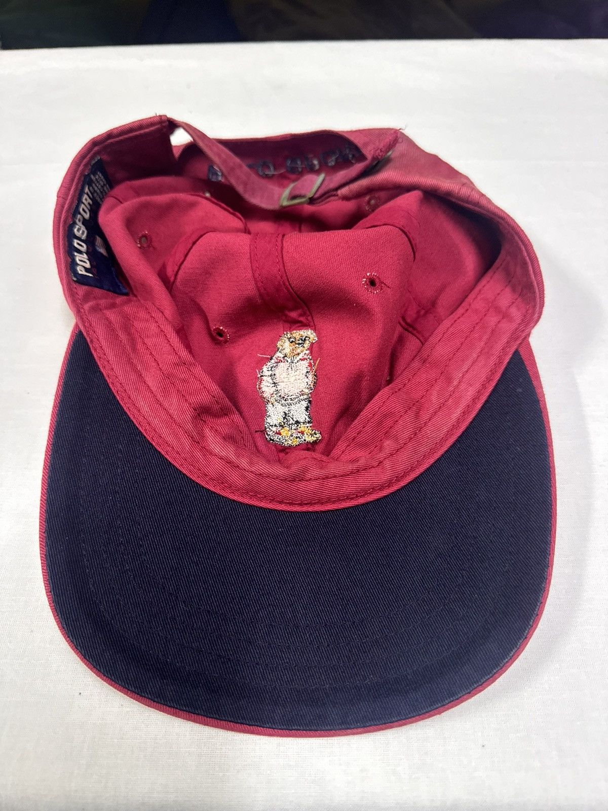 Polo Ralph Lauren Polo Bear Polo Sport Buckle Back Hat Size ONE SIZE - 8 Thumbnail
