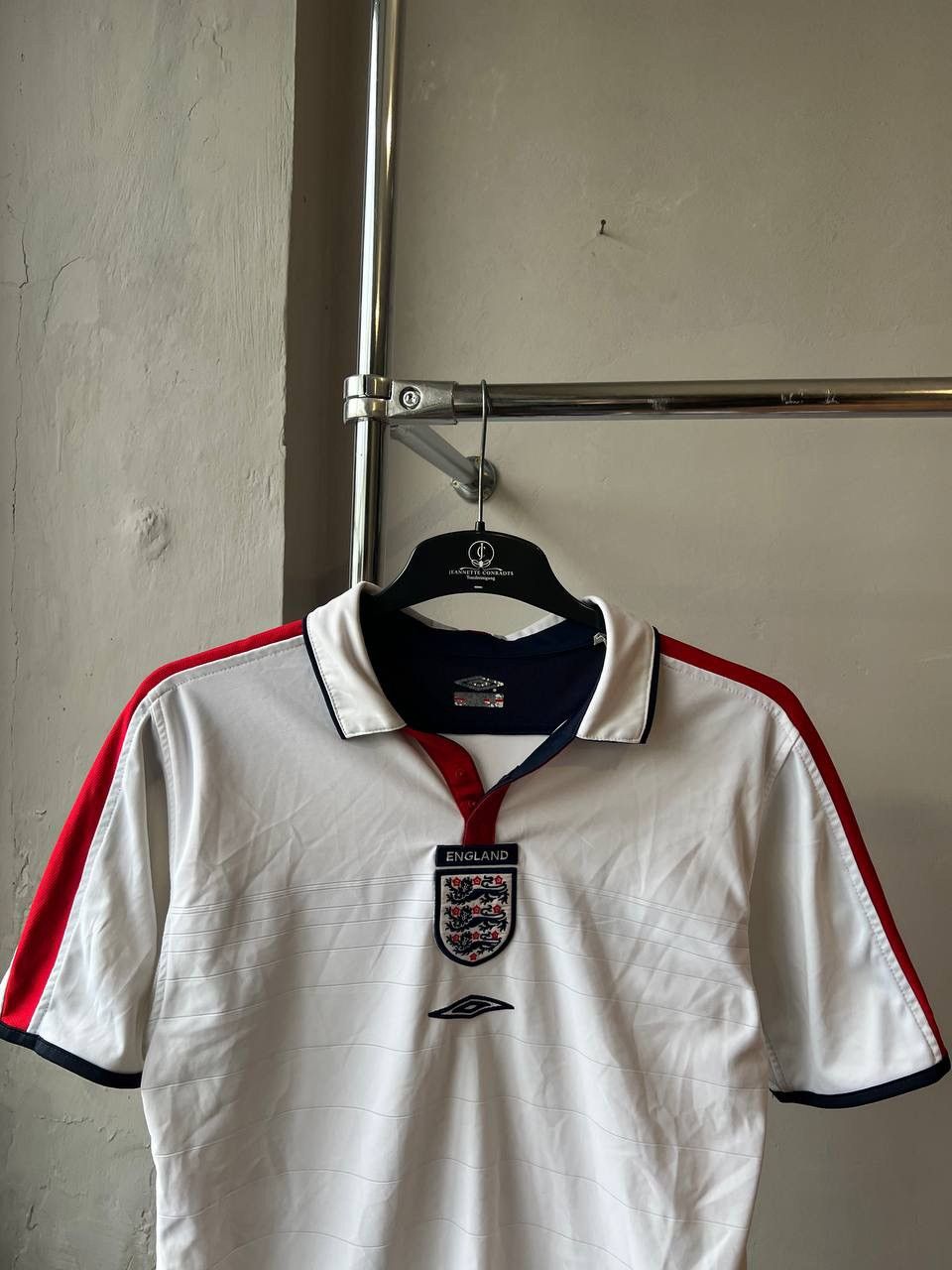 Umbro 2003/05 ENGLAND TEAM HOME SOCCER JERSEY FOOTBALL SHIRT SZ S Size US S / EU 44-46 / 1 - 12 Thumbnail