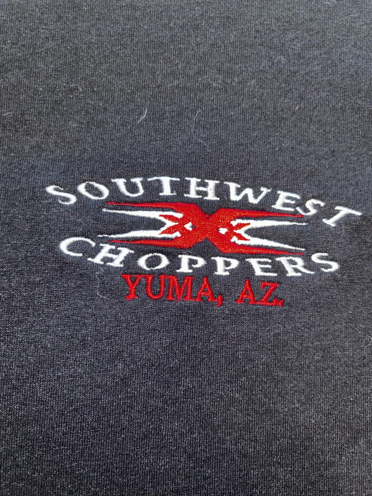 Designer Vintage Southwest Choppers Graphic Tee - Black Size US XXL / EU 58 / 5 - 2 Thumbnail