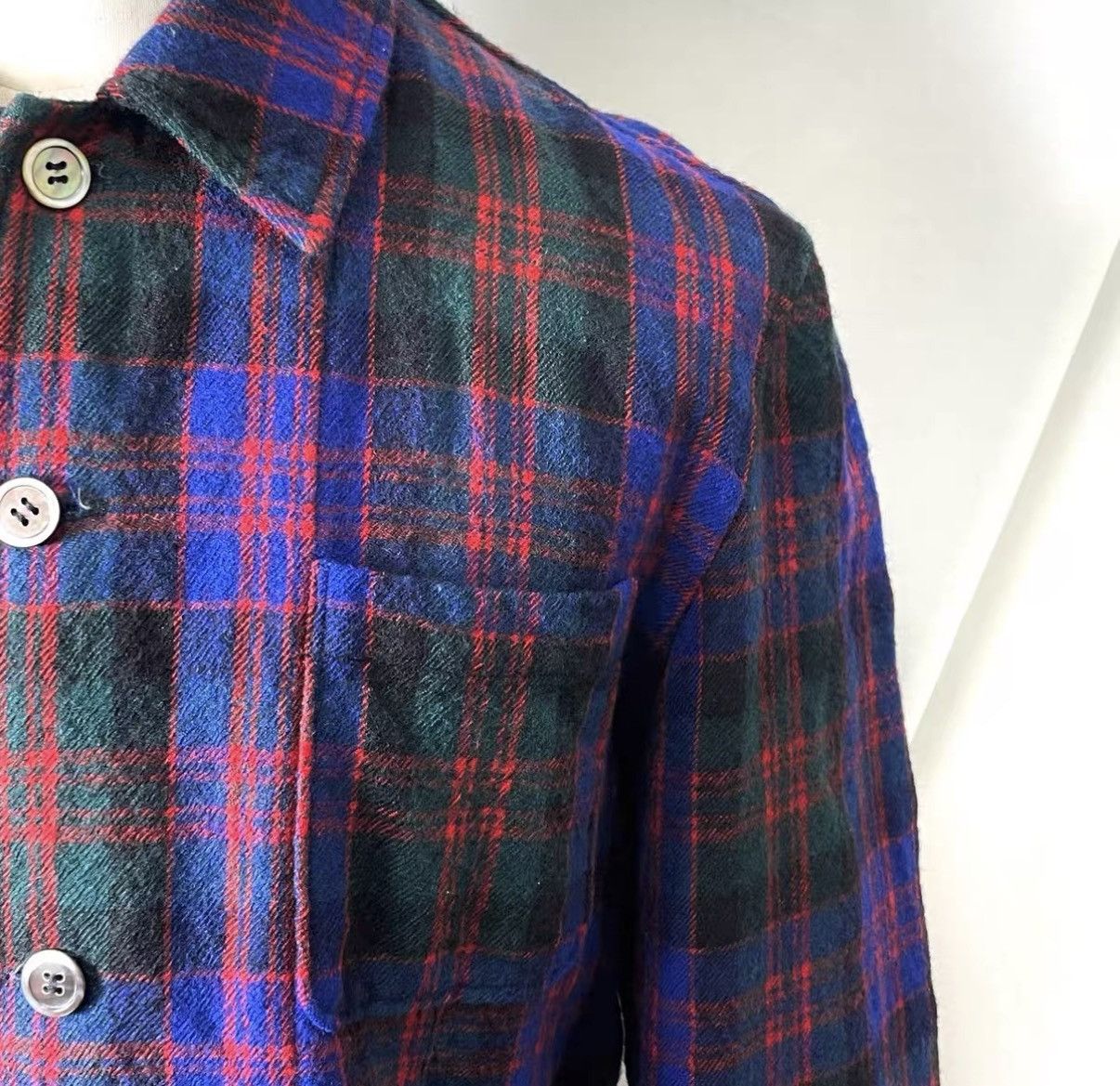 Comme des Garcons Homme Comme des Garçons Homme Purple Plaid Shirt J29 Size US M / EU 48-50 / 2 - 5 Thumbnail
