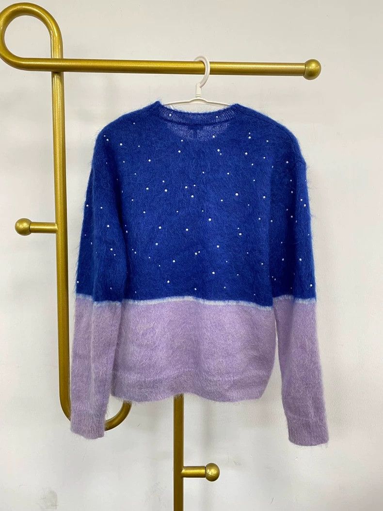 Loewe LOEWE Logo patchwork knit sweater Size S / US 4 / IT 40 - 2 Thumbnail