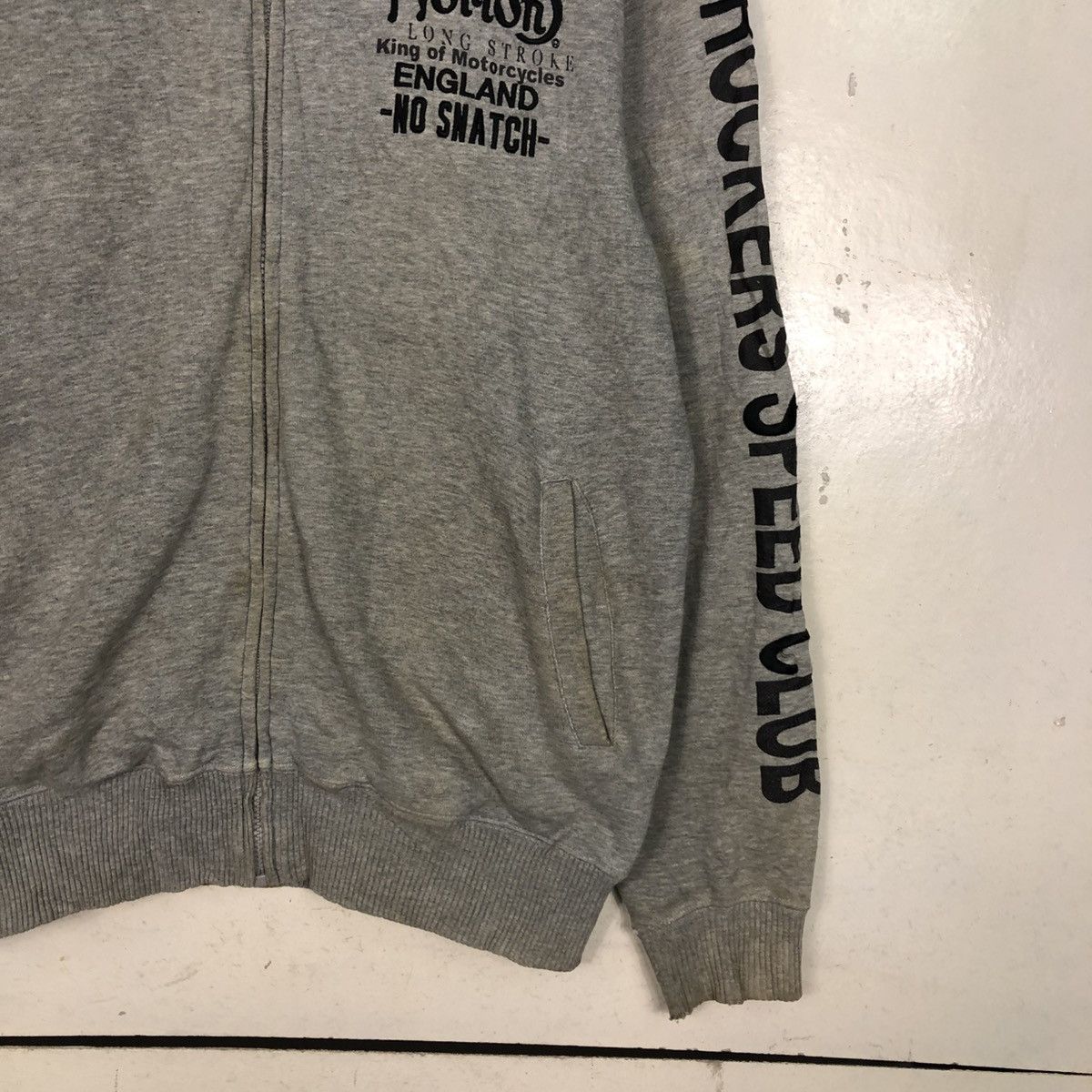 Norton 📌Punk Design Zipper Hoodie Jacket Norton Over Print Design Size US M / EU 48-50 / 2 - 7 Thumbnail