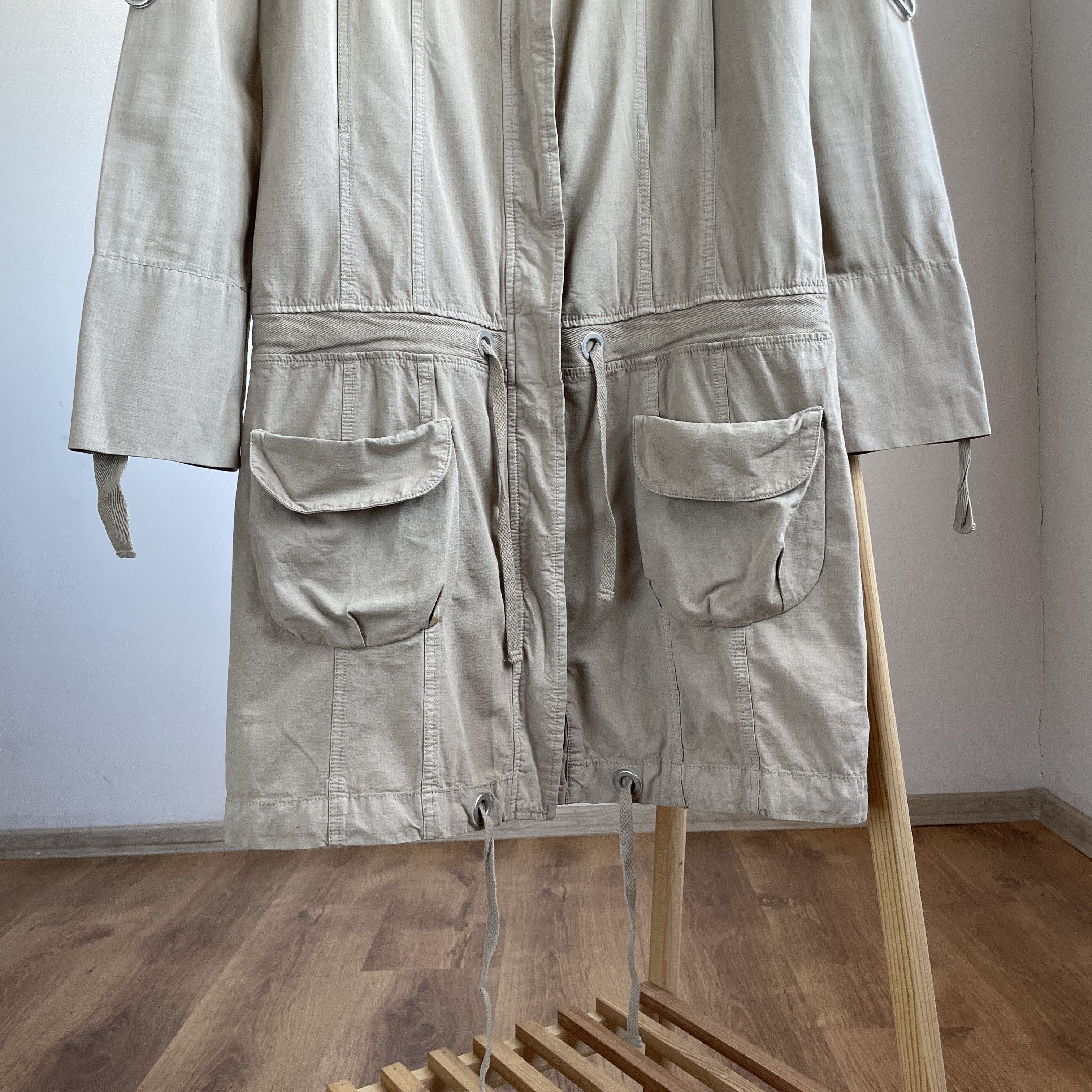 MAX&Co. Max & Co. Max Mara Womens Utility Military Parka Size M / US 6-8 / IT 42-44 - 8 Thumbnail