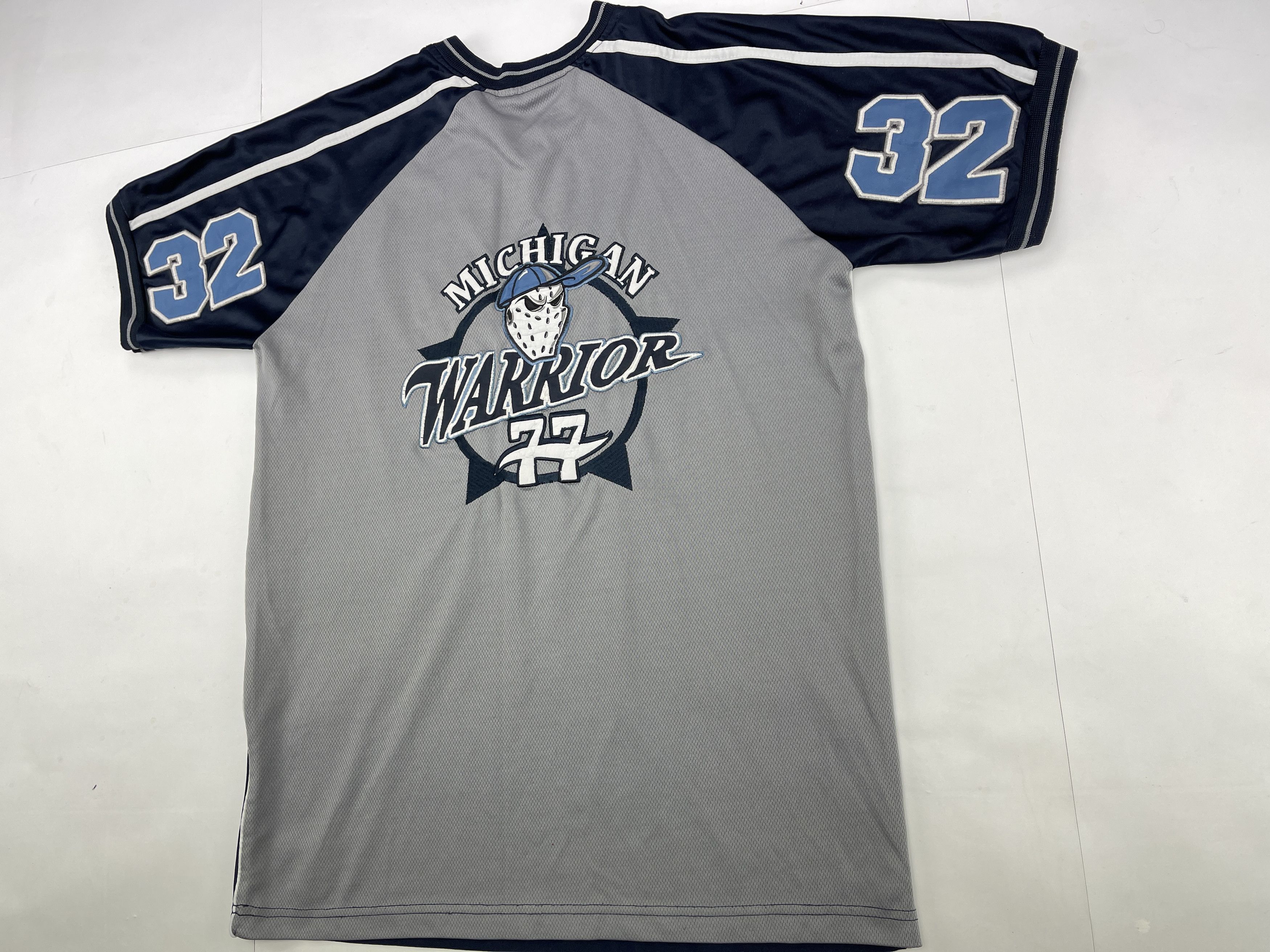 Rap Tees × Vintage Michigan Warrior jersey, vintage hip hop t-shirt, 90s size M Size US M / EU 48-50 / 2 - 8 Thumbnail