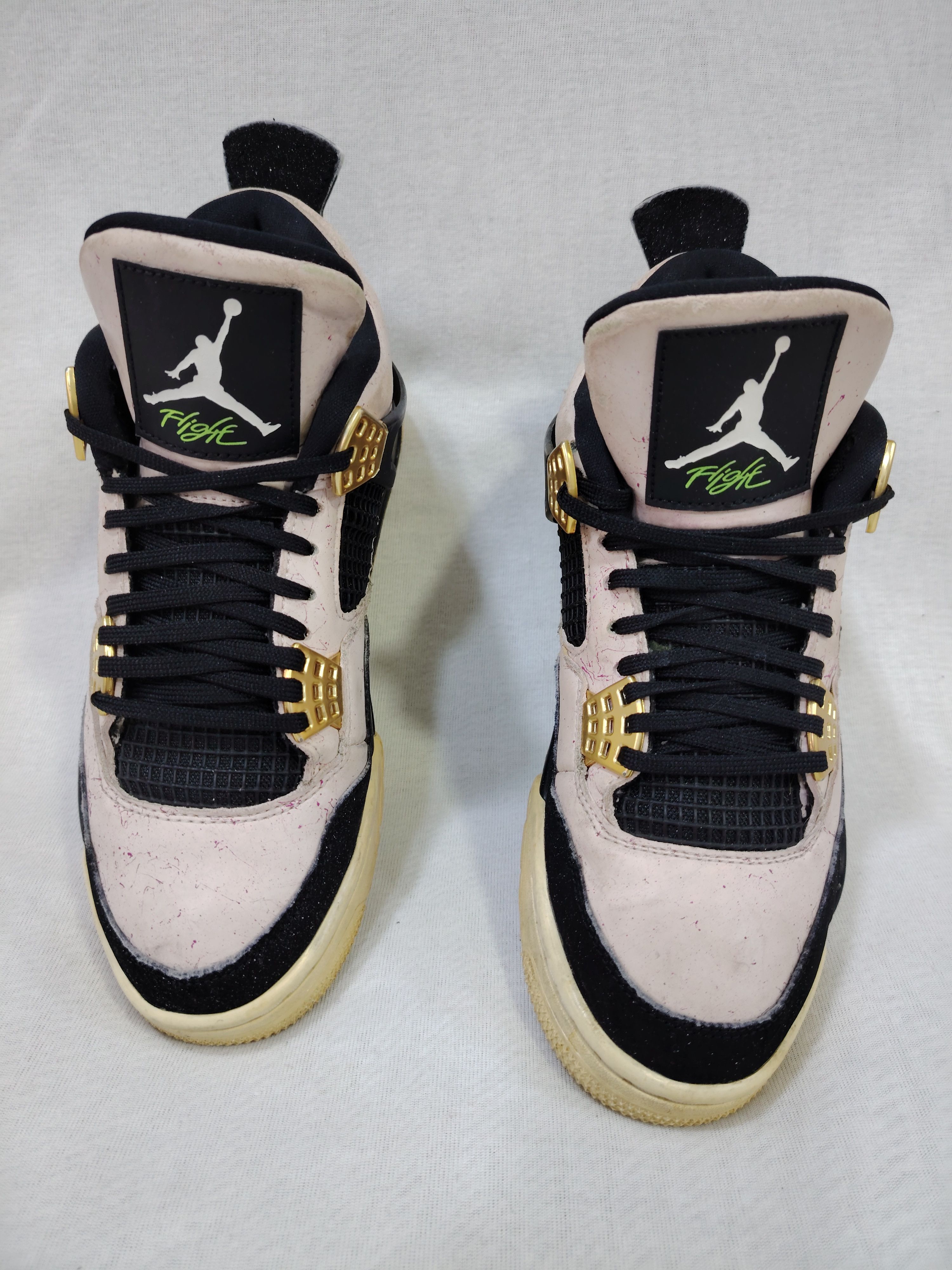 Jordan Brand × Nike NIKE AIR JORDAN 4 RETRO SILT RED SPLATTER AQ9129-601 Size 9 Size US 9 / IT 39 - 5 Thumbnail