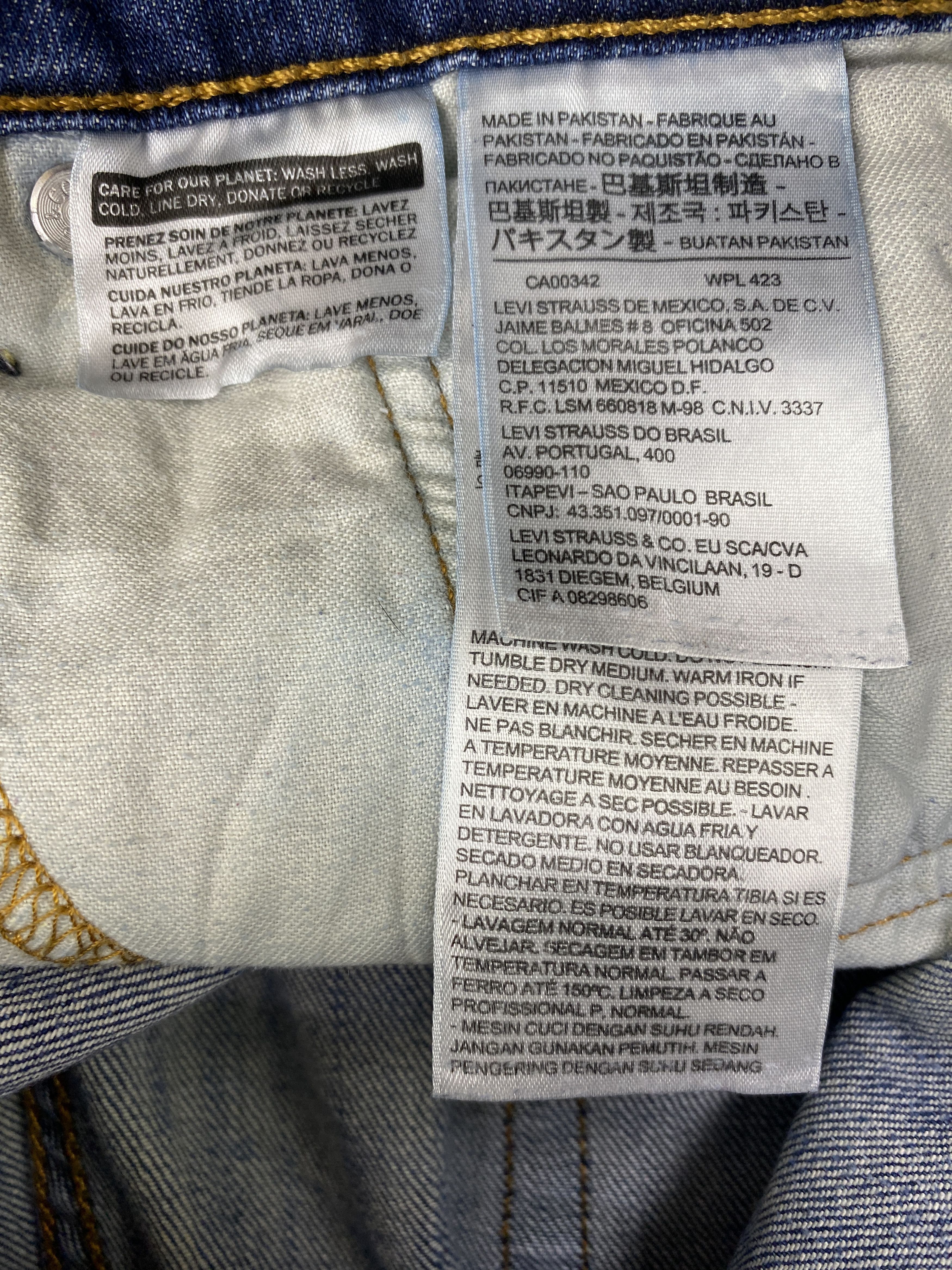 Levi's × Vintage Vintage Levis 513 Stone Washed Jeans Size US 36 / EU 52 - 7 Thumbnail