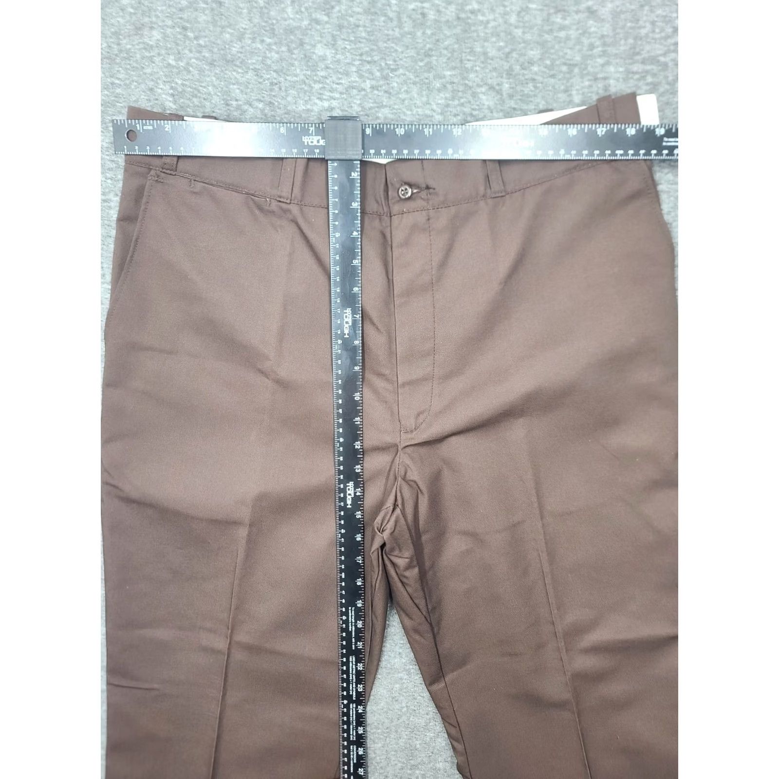 Sears VINTAGE Roebucks Sears Perma-Prest Full Fit Twill Work Pants Mens 38x29 Brown NWT Size US 38 / EU 54 - 4 Thumbnail