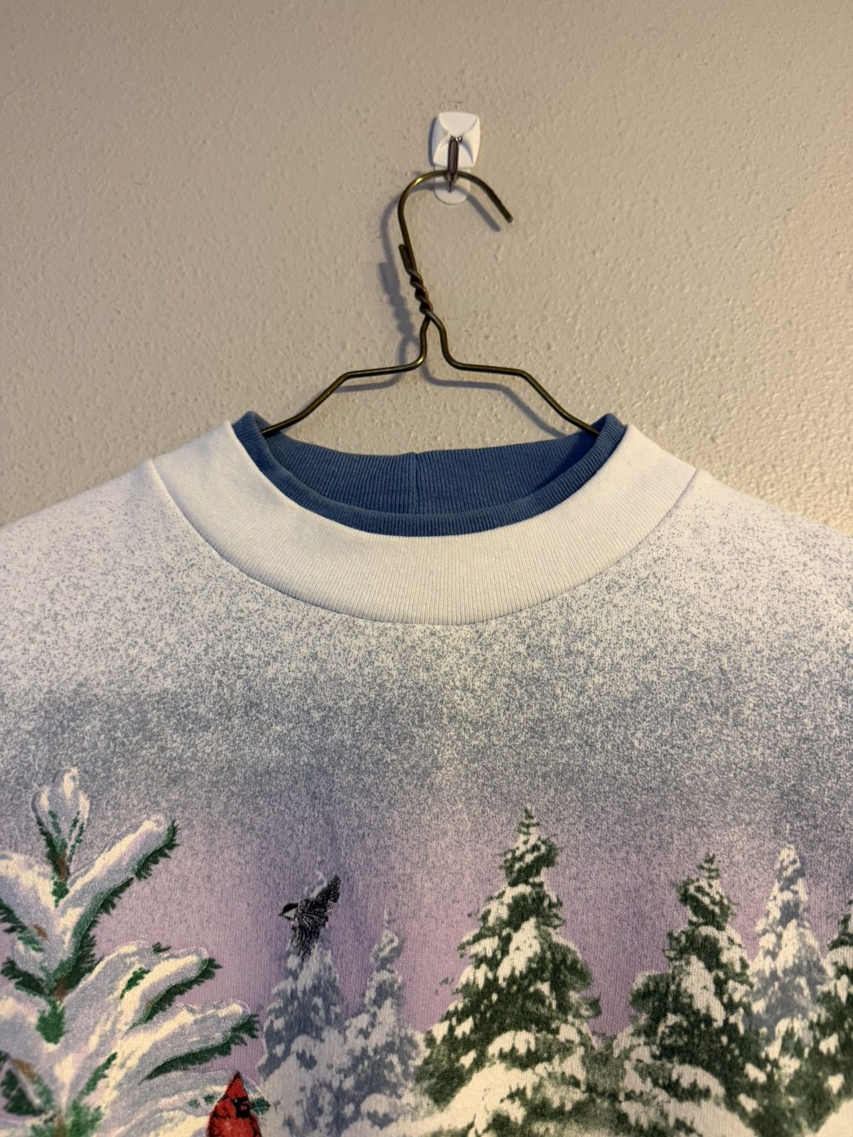 Vintage vtg 90s snow bunny rabbit AOP nature crewneck fits medium Size US M / EU 48-50 / 2 - 5 Thumbnail