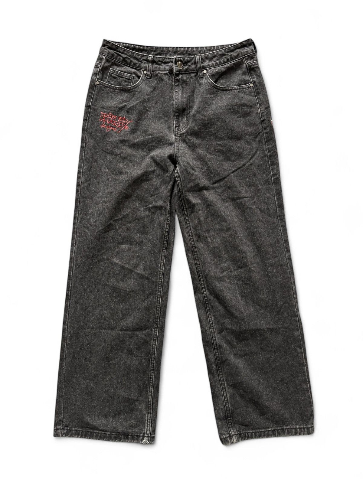 Ed Hardy Ed Hardy Embroidery Denim Jeans Size US 30 / EU 46 - 2 Thumbnail