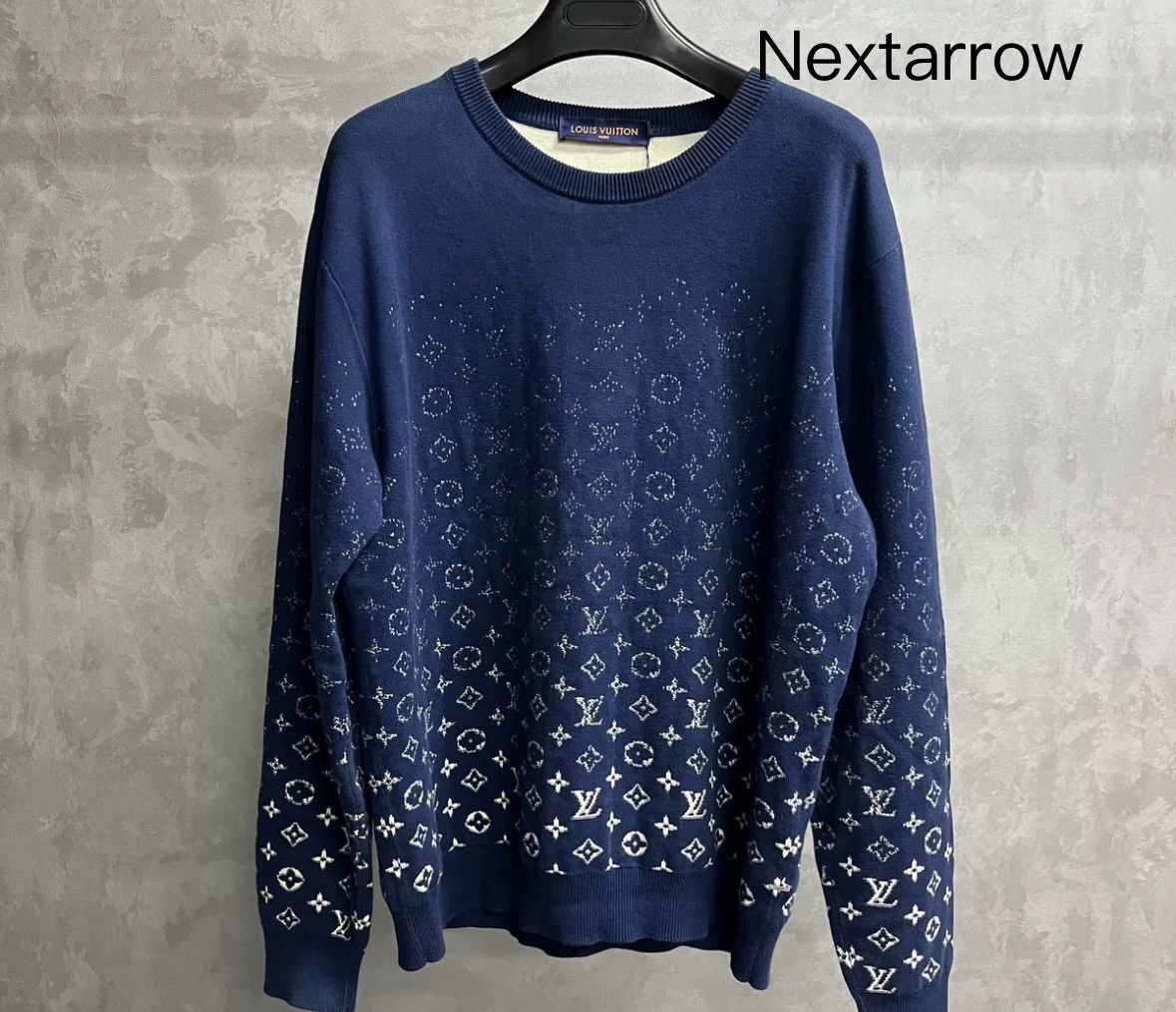 Louis Vuitton Louis Vuitton's latest dark blue long sleeved sweater Size US XL / EU 56 / 4 - 1 Thumbnail