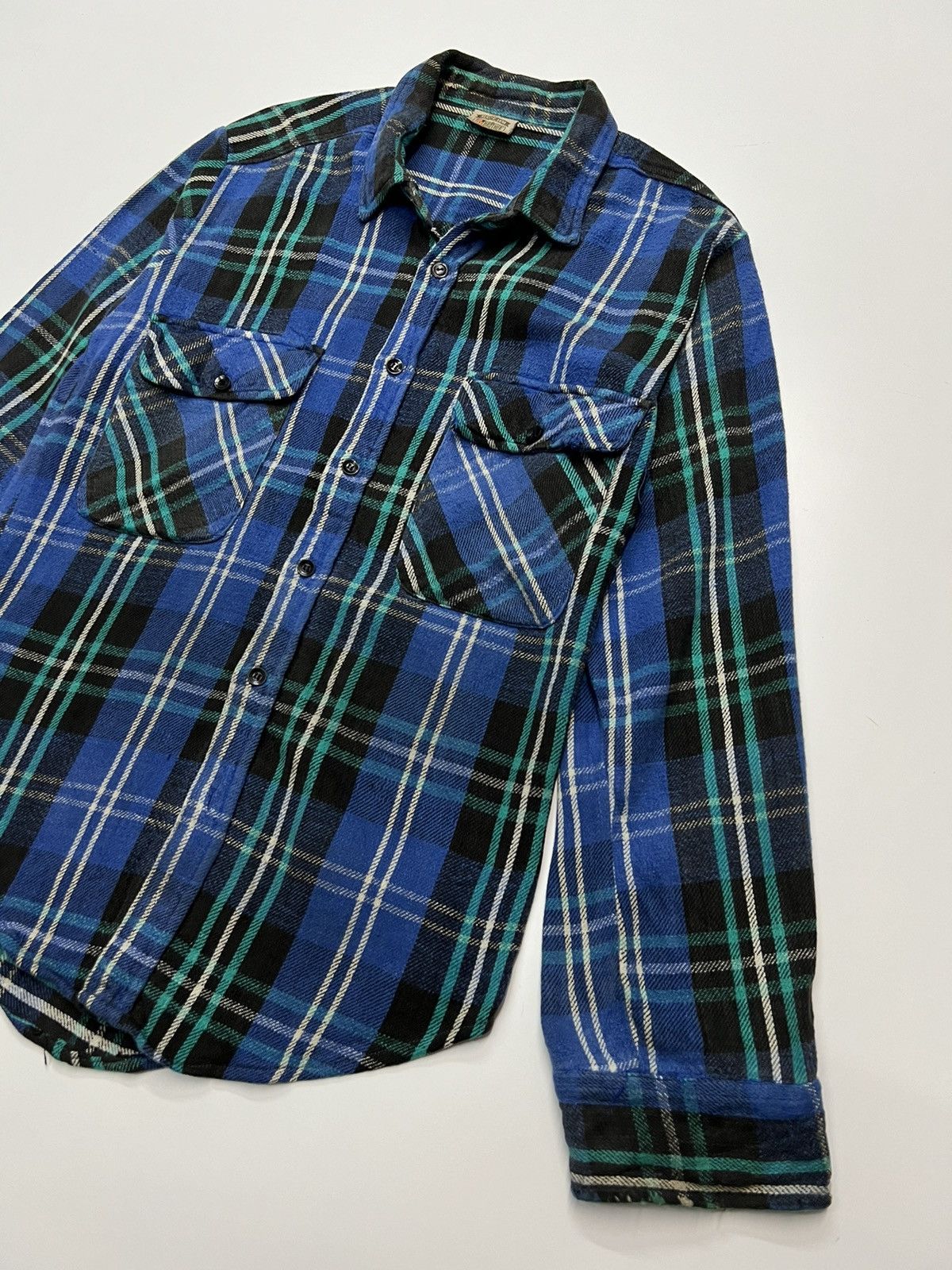 FiveBrother VINTAGE FIVE BROTHER FLANNEL SHIRT Size US XL / EU 56 / 4 - 3 Thumbnail