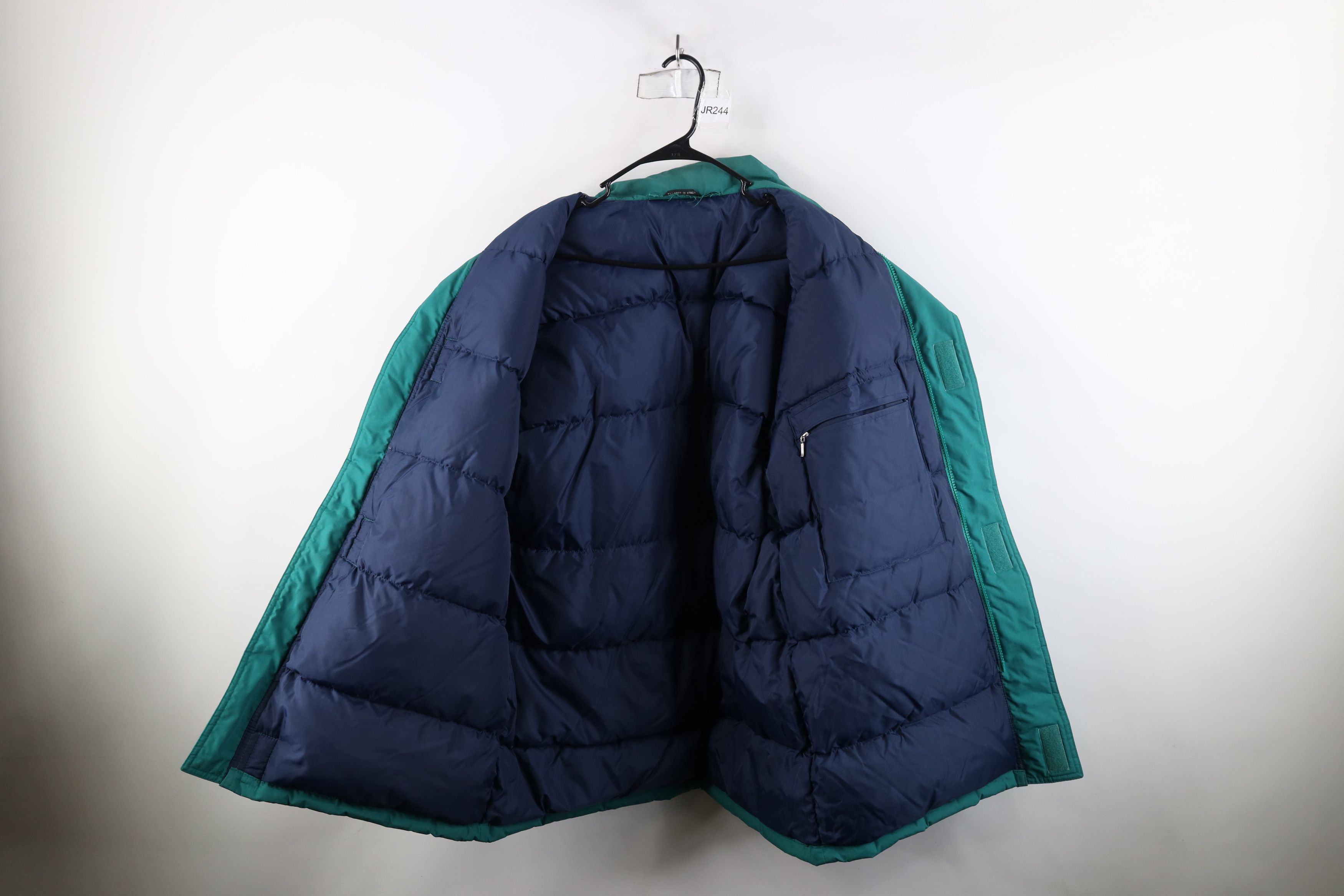 Vintage Vintage 90s Streetwear Down Insulated Puffer Jacket Green Size US XL / EU 56 / 4 - 10 Thumbnail