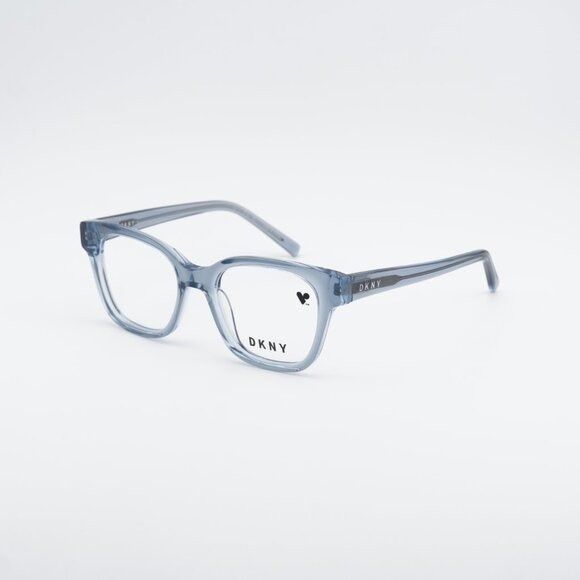 DKNY DKNY DK5048 400 Eyeglasses - Blue Laminate 50mm Cat Eye Size ONE SIZE - 6 Thumbnail