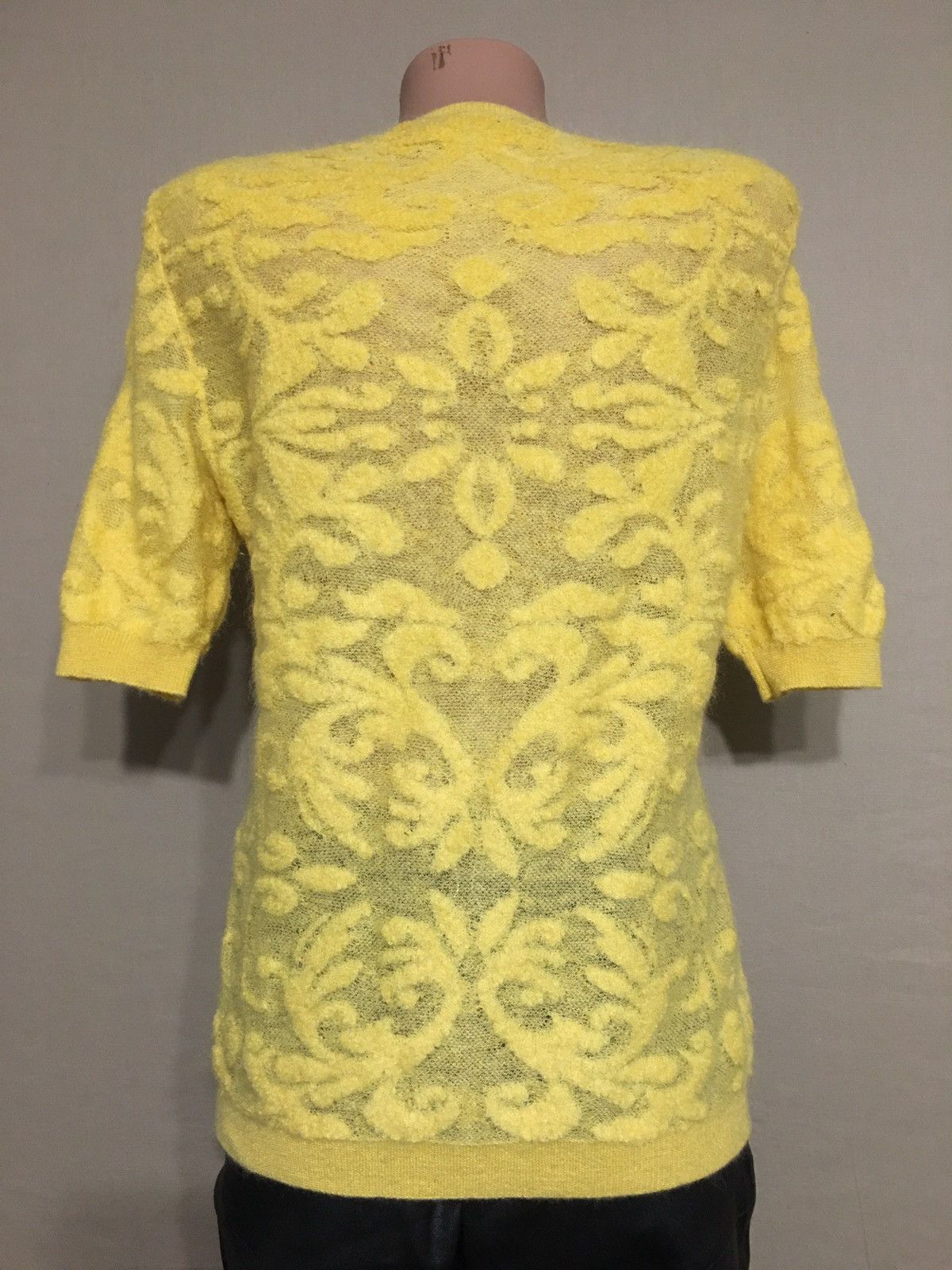 Max Mara Max Mara Studio Womens Yellow Top Floral Design Size S Size S / US 4 / IT 40 - 5 Thumbnail