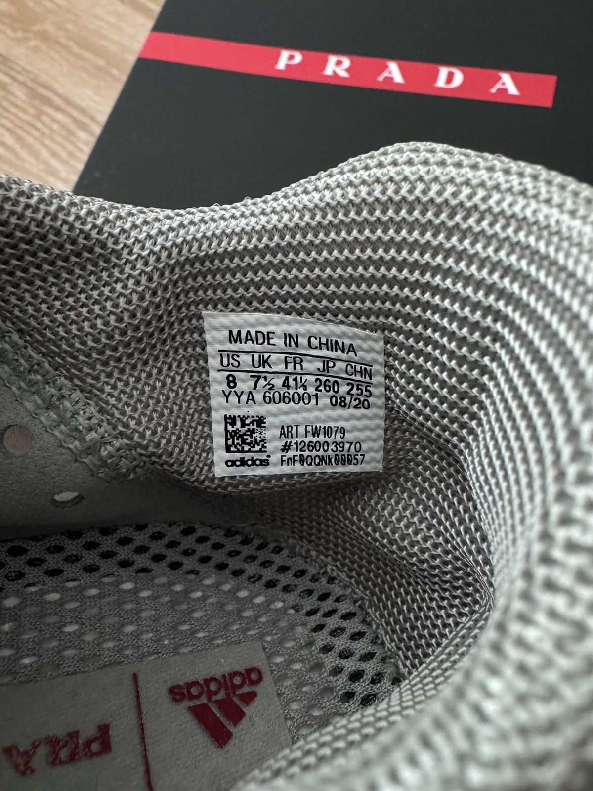 Adidas × Prada 690$ Adidas x Prada Luna Rossa Gunmetal Grey Size US 8 / EU 41 - 9 Thumbnail