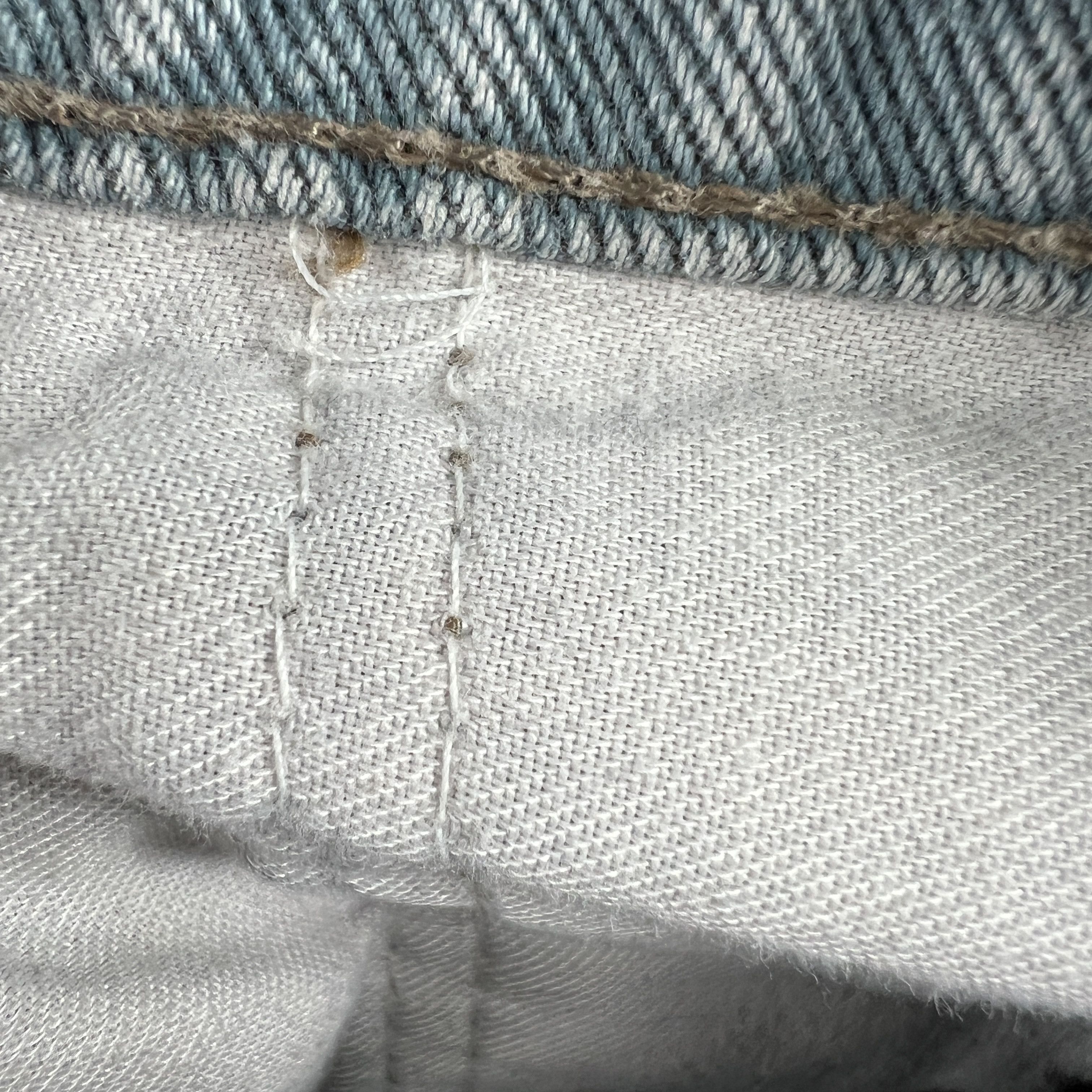 Levi's × Vintage VTG Levi's Jeans 560 Loose Fit Tapered Green Faded Denim Size US 33 - 3 Thumbnail