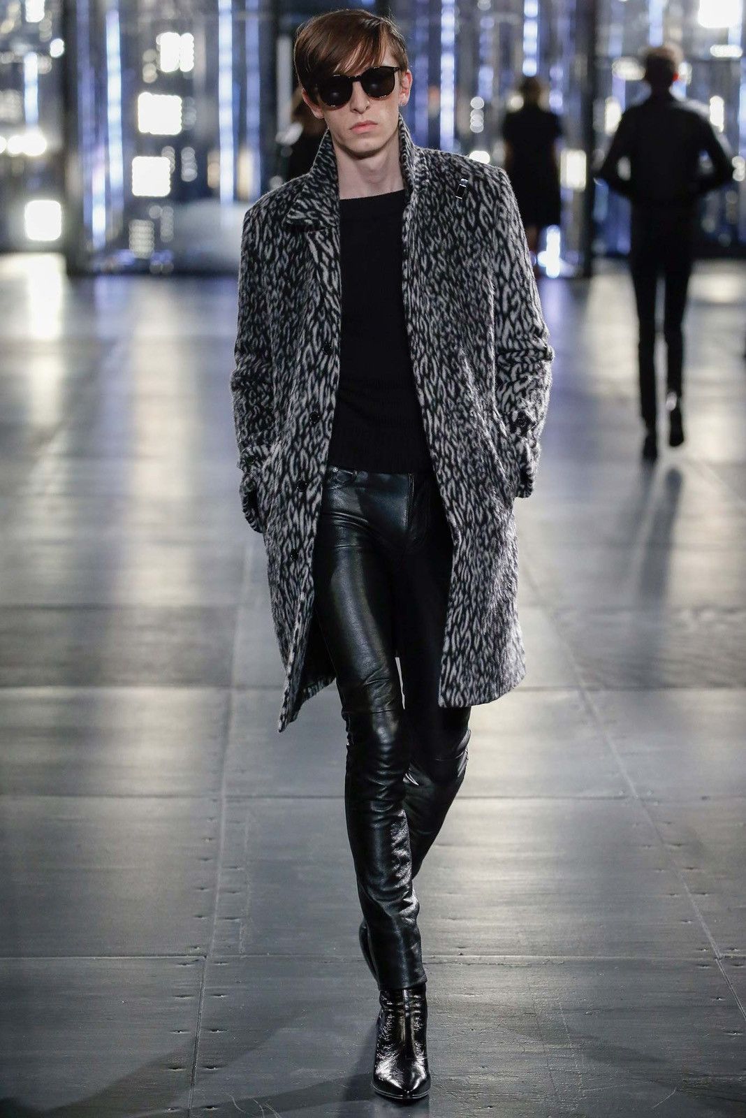 Saint Laurent Paris SLP 15AW Leopard Coat Size US M / EU 48-50 / 2 - 1 Thumbnail