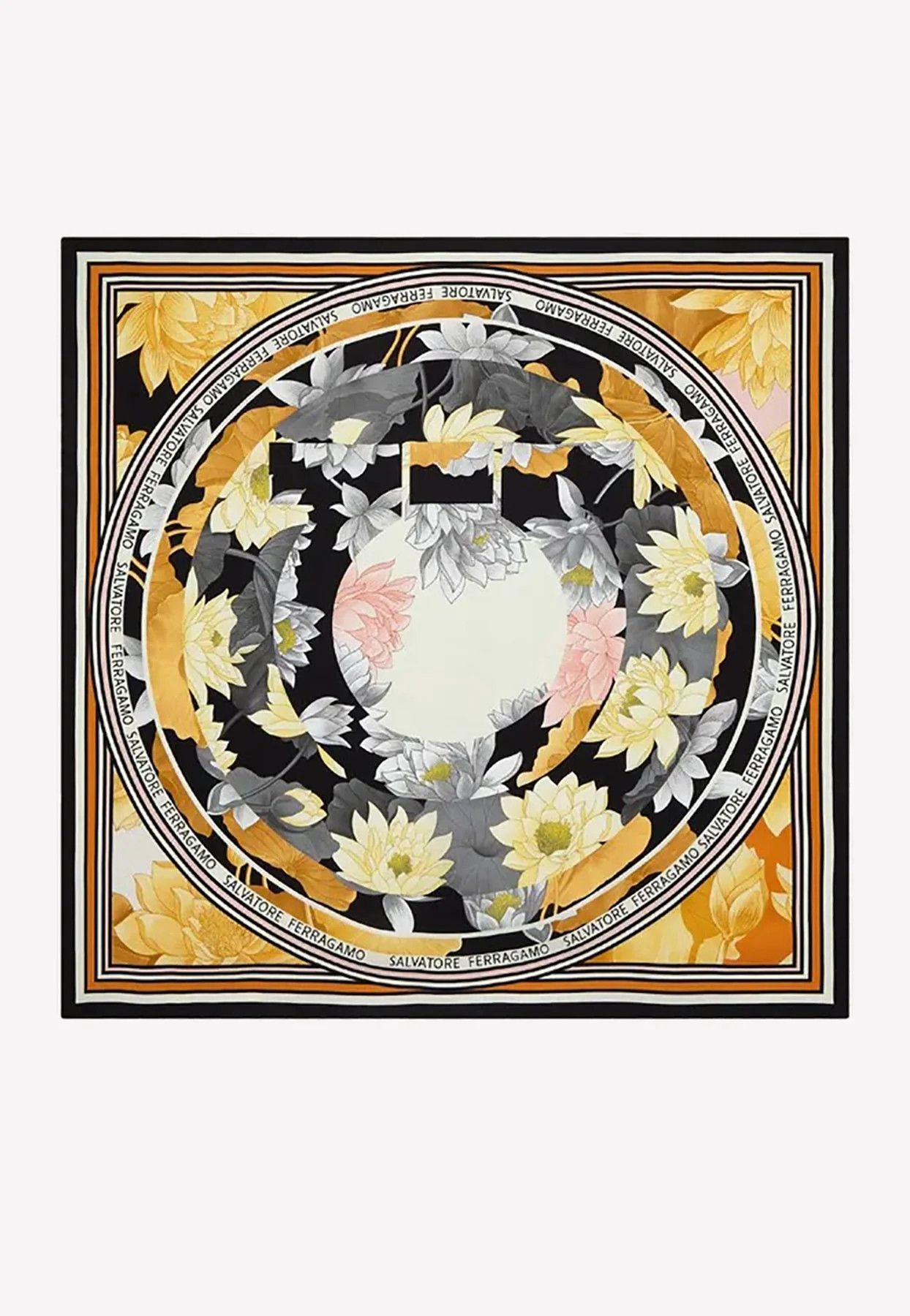 Salvatore Ferragamo o1s1rm1024 Size: 90x90 Cm / Scarf in Multicolor Size ONE SIZE - 1 Preview