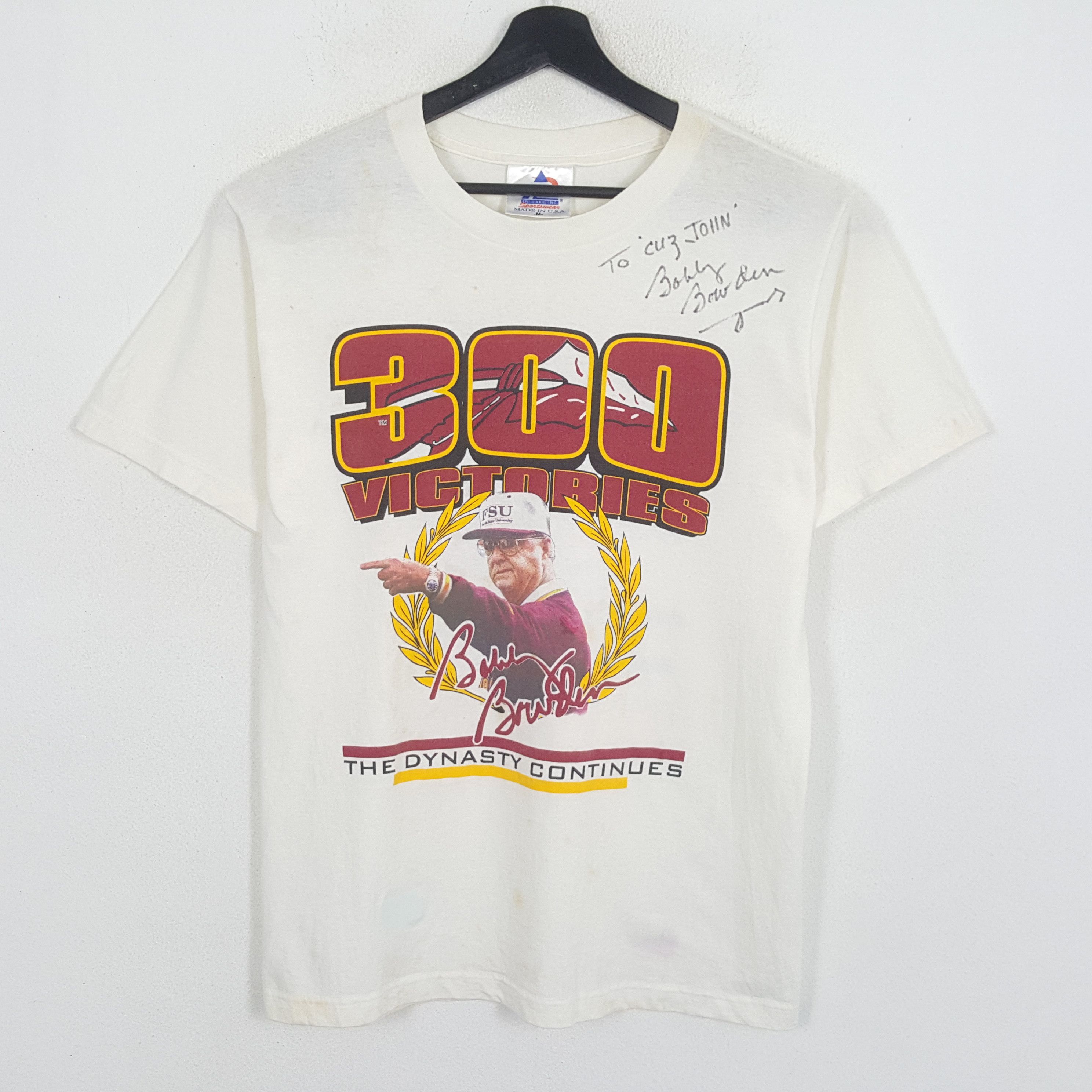 BOBY BOWDEN Coach Football Sports Tshirt