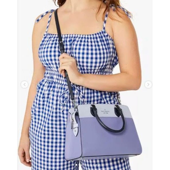 Designer Nwot Kate Spade Madison Color block Medium Satchel Size ONE SIZE - 1 Thumbnail