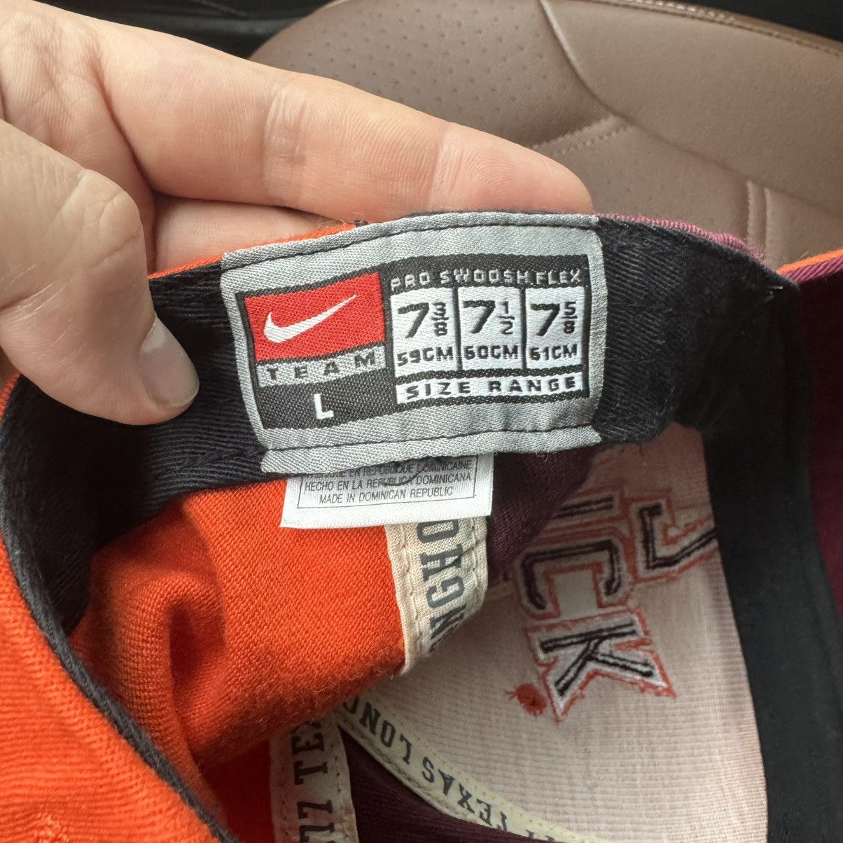 Nike × Vintage Vintage Nike Virginia Tech Hockies VICK 7 VT Cap Size ONE SIZE - 3 Thumbnail