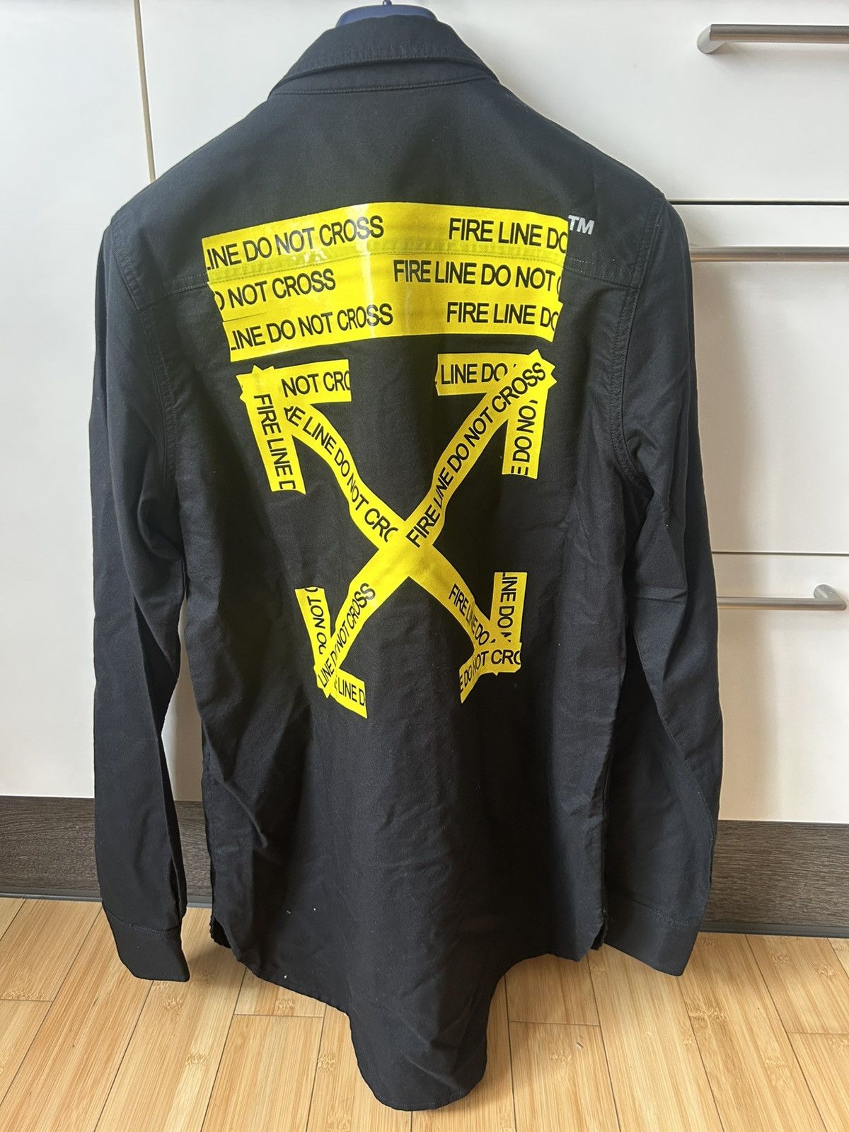 Off-White Off-White Fire Trap shirt S over fit L brand new Size US S / EU 44-46 / 1 - 1 Thumbnail