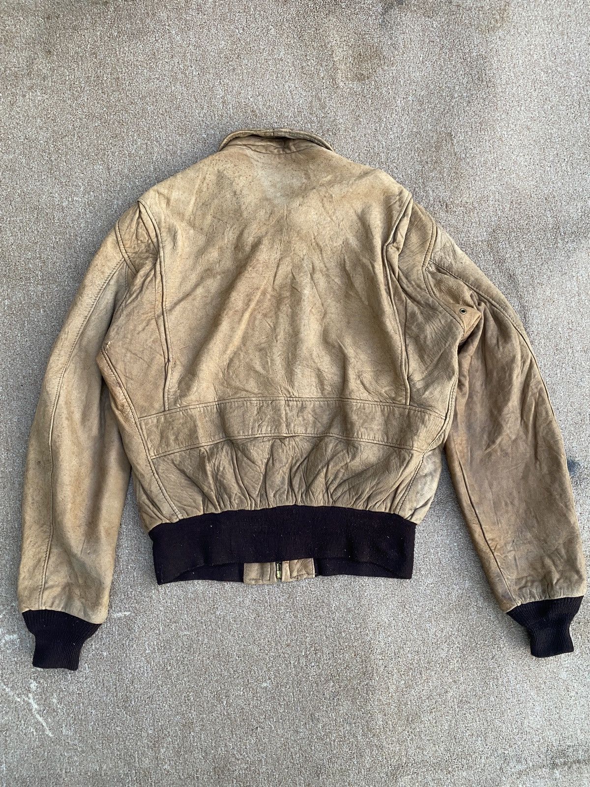 Other Vintage hanger us air force leather jacket Size US M / EU 48-50 / 2 - 2 Thumbnail