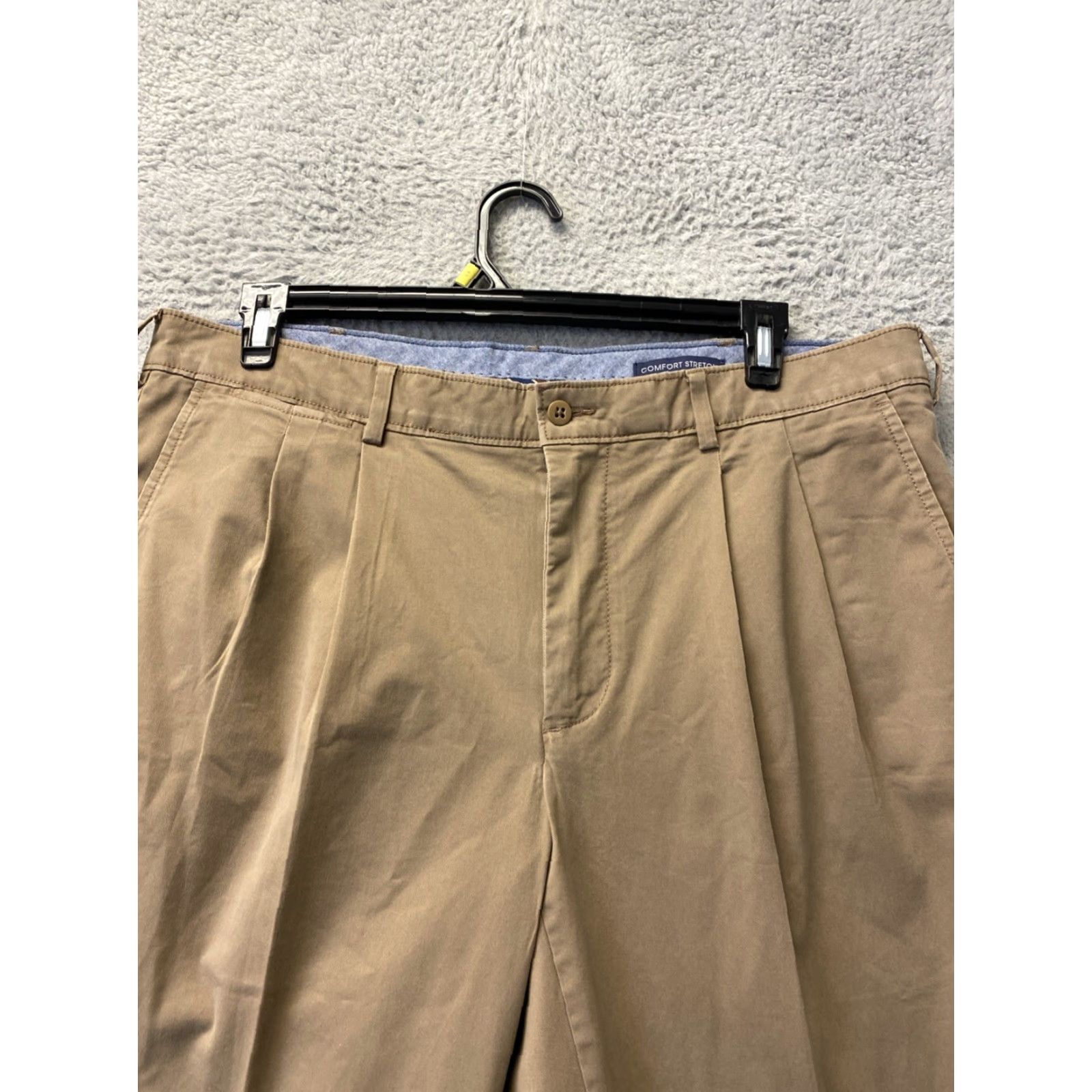 Cremieux Daniel Cremieux Chino Pants Men’s 40x30 Brown Tailored Fit Stretch /166-7 Size US 40 / EU 56 - 2 Thumbnail