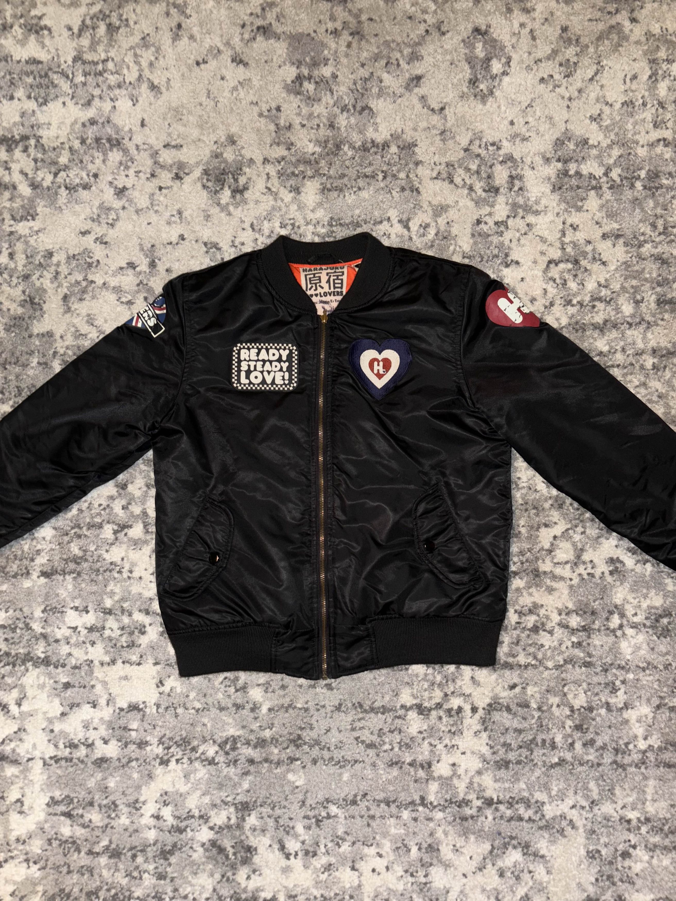 Japanese Brand Y2K Harajuku Lovers Bomber Jacket Size US S / EU 44-46 / 1 - 1 Thumbnail