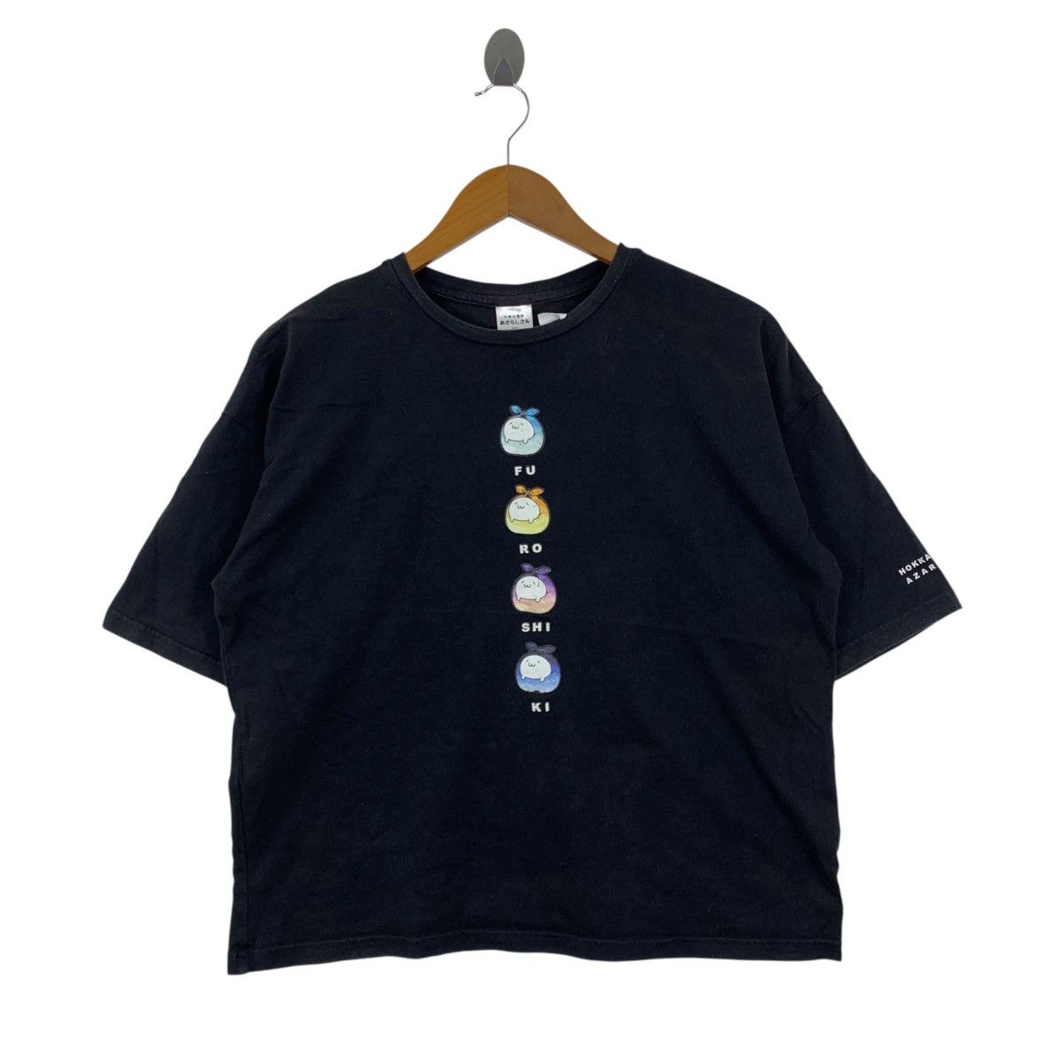Japanese Brand HOKKAI NO MAJU Azarashisan Anime Character Japan Tshirt Size US L / EU 52-54 / 3 - 1 Thumbnail