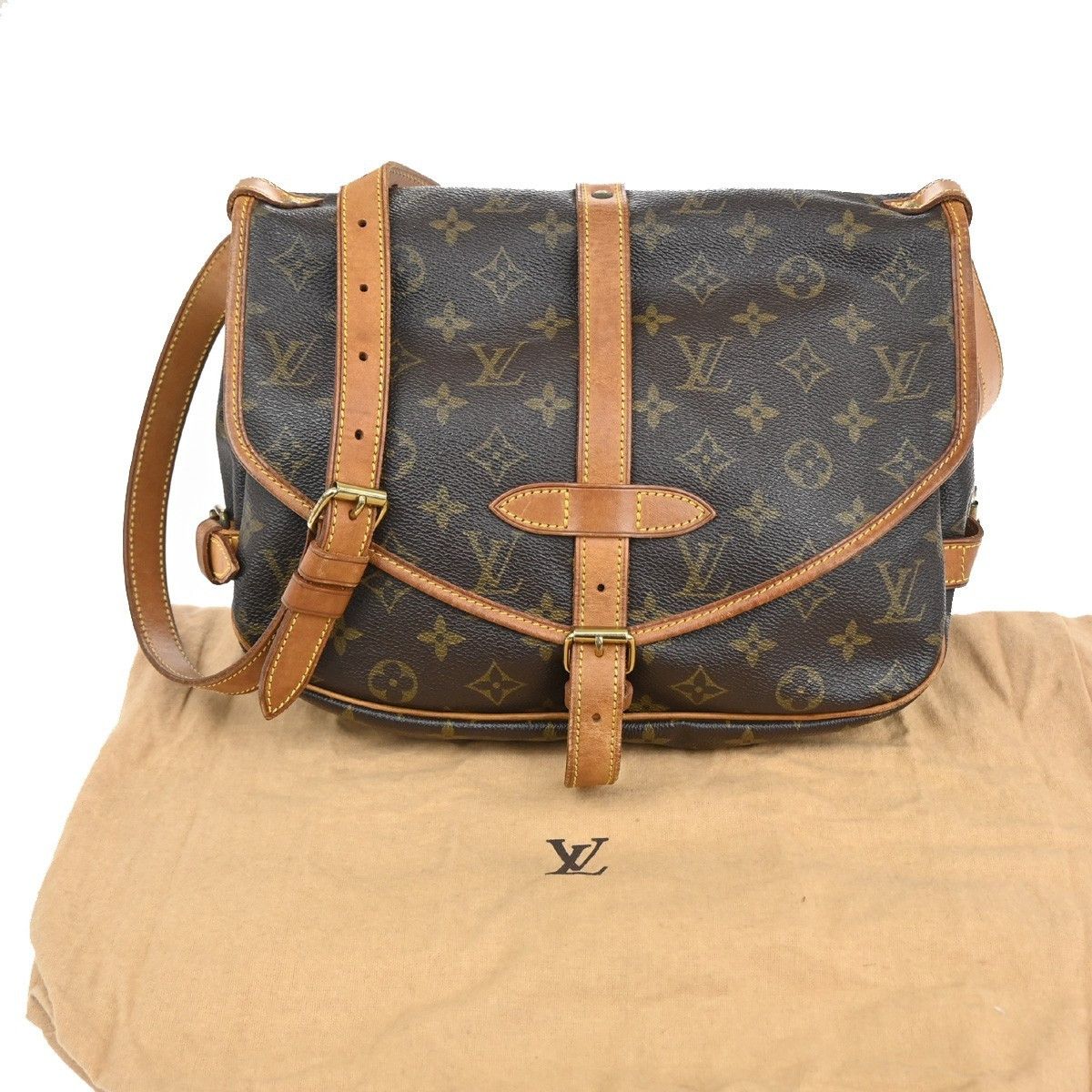Louis Vuitton Louis Vuitton Saumur Handbag Monogram Canvas Size ONE SIZE - 1 Thumbnail