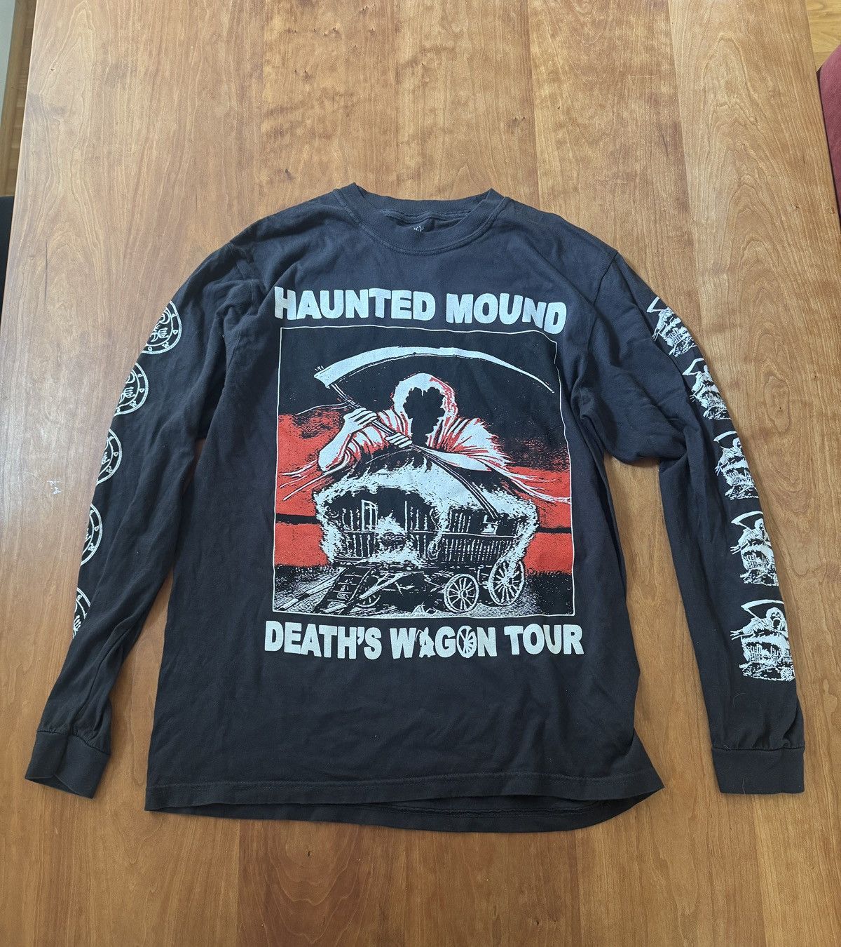 Haunted Mound Haunted Mound Death Wagon Tour longsleeve | Grailed