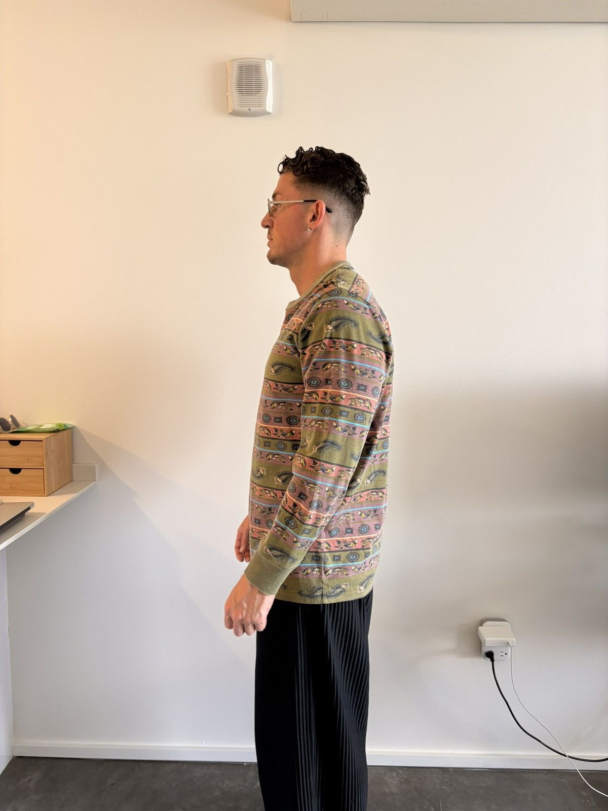 Supreme Supreme Paisley Long Sleeve SS18 Size US L / EU 52-54 / 3 - 2 Thumbnail