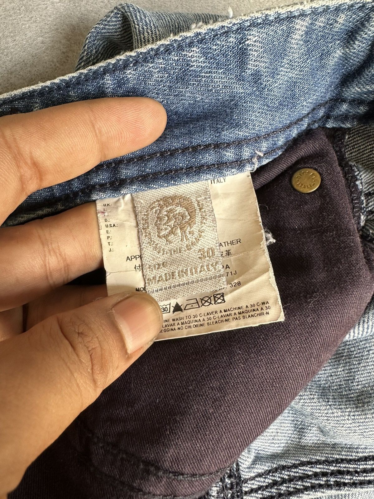 Diesel FLARE Diesel Distressed Denim Size US 32 / EU 48 - 21 Thumbnail