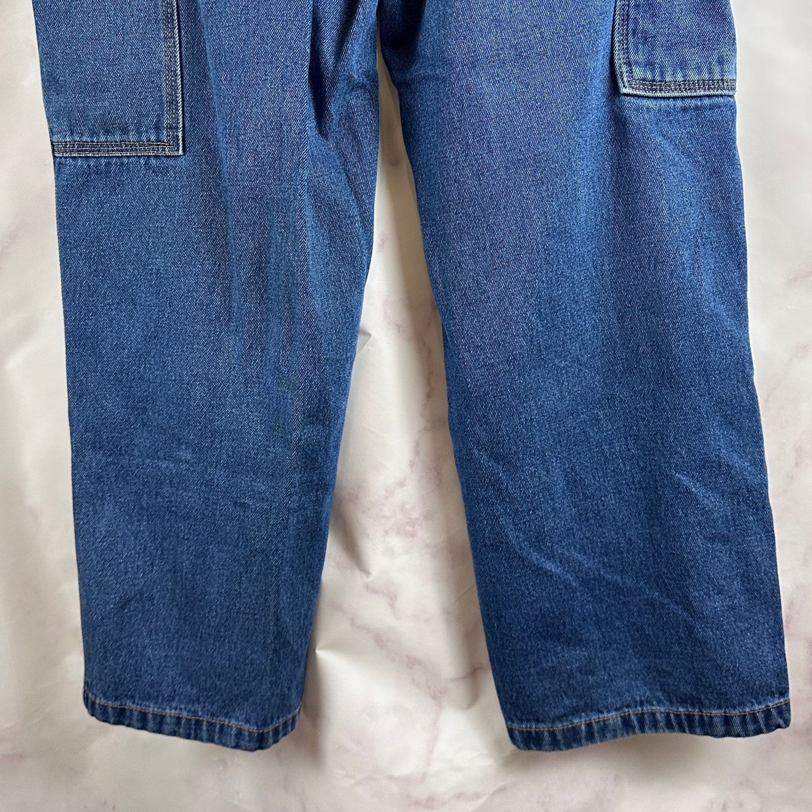 FiveBrother Denim Double Knee Carpenter Pants Size US 38 / EU 54 - 9 Thumbnail
