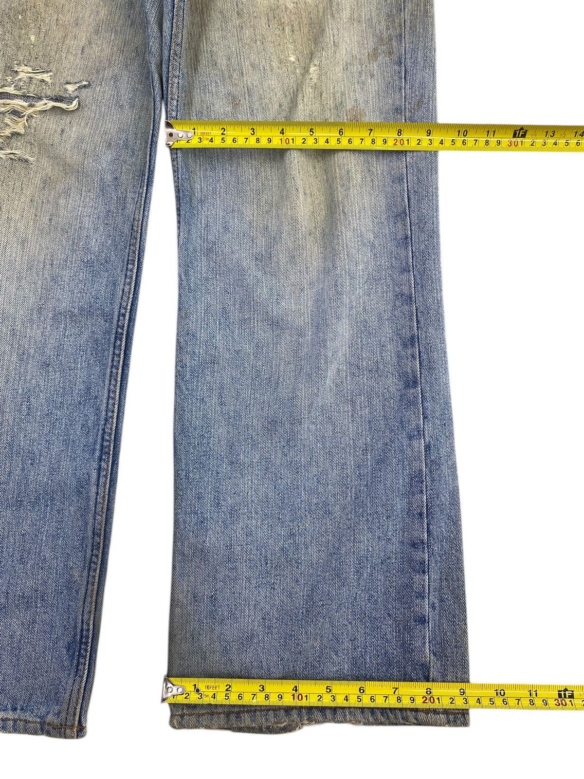 Japanese Brand Japanese Brand Dirty Mud Wash Style Ripped Jeans Size US 33 - 8 Thumbnail